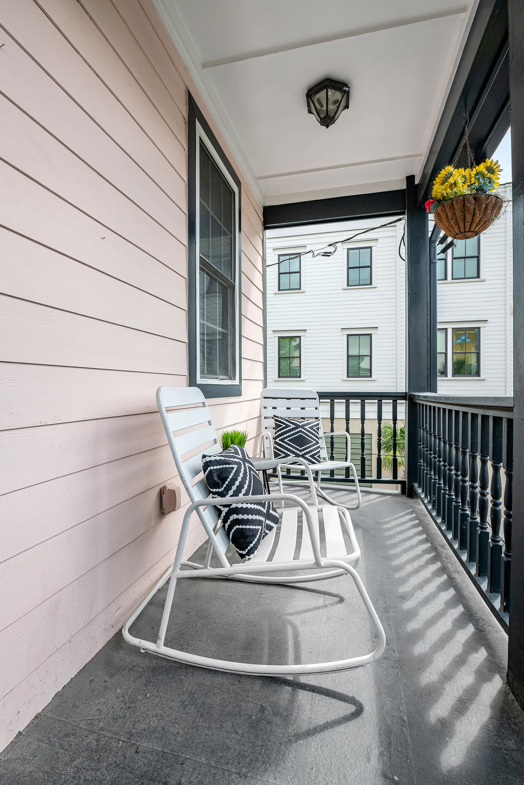 Balcony with seating for your group!