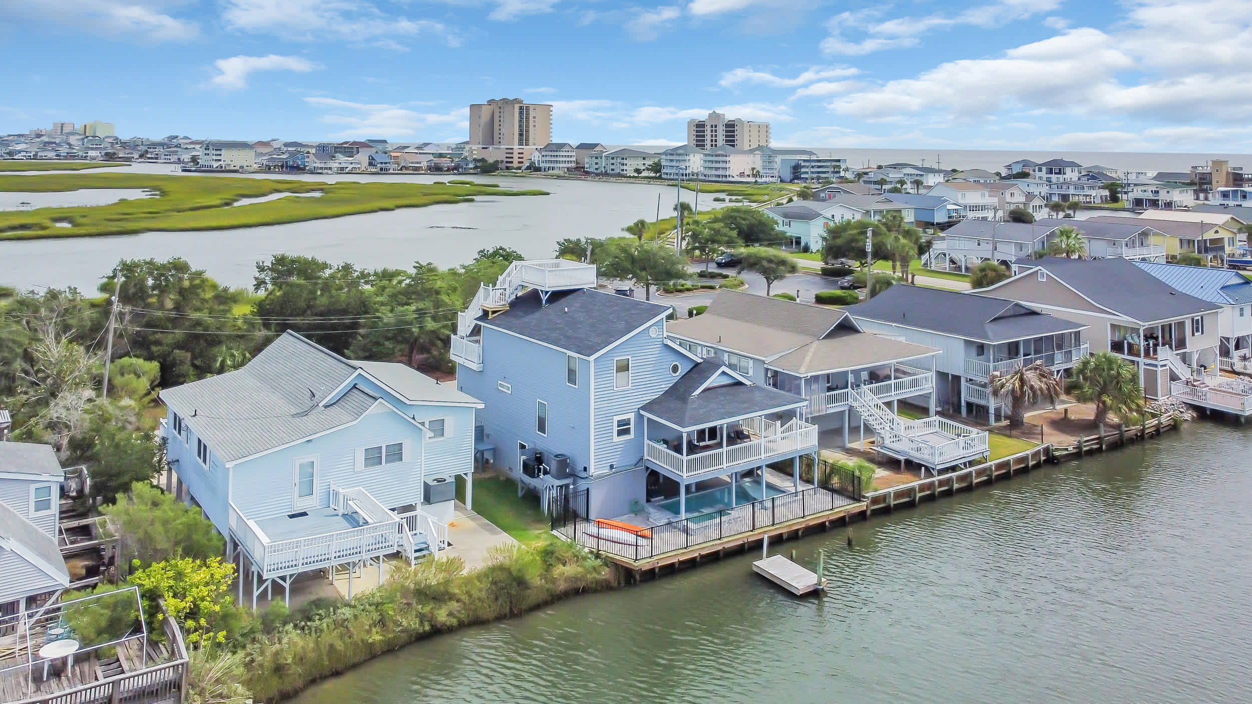Captain's Cove - Inlet Views w Pool n Casita
