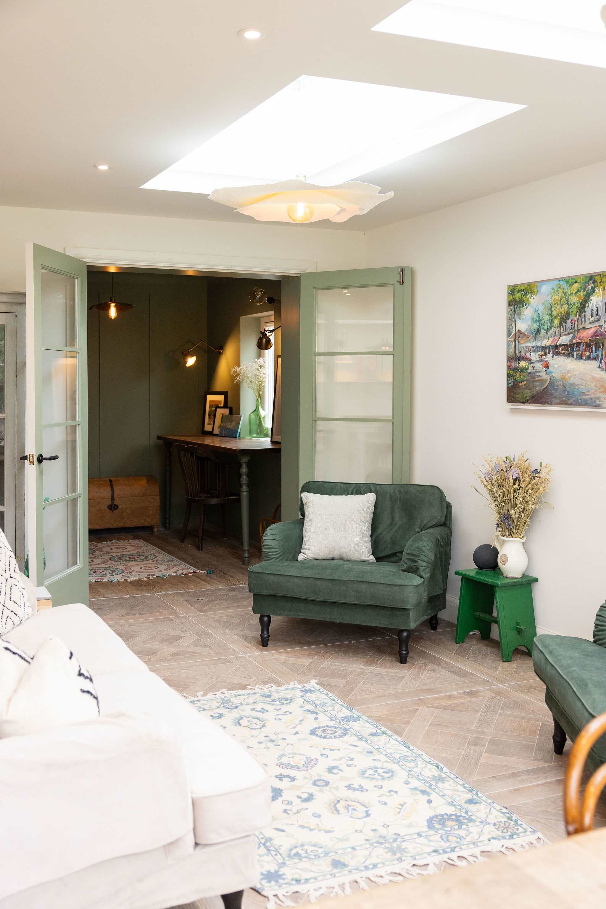 You will find cosy spots for quiet moments all over the house.