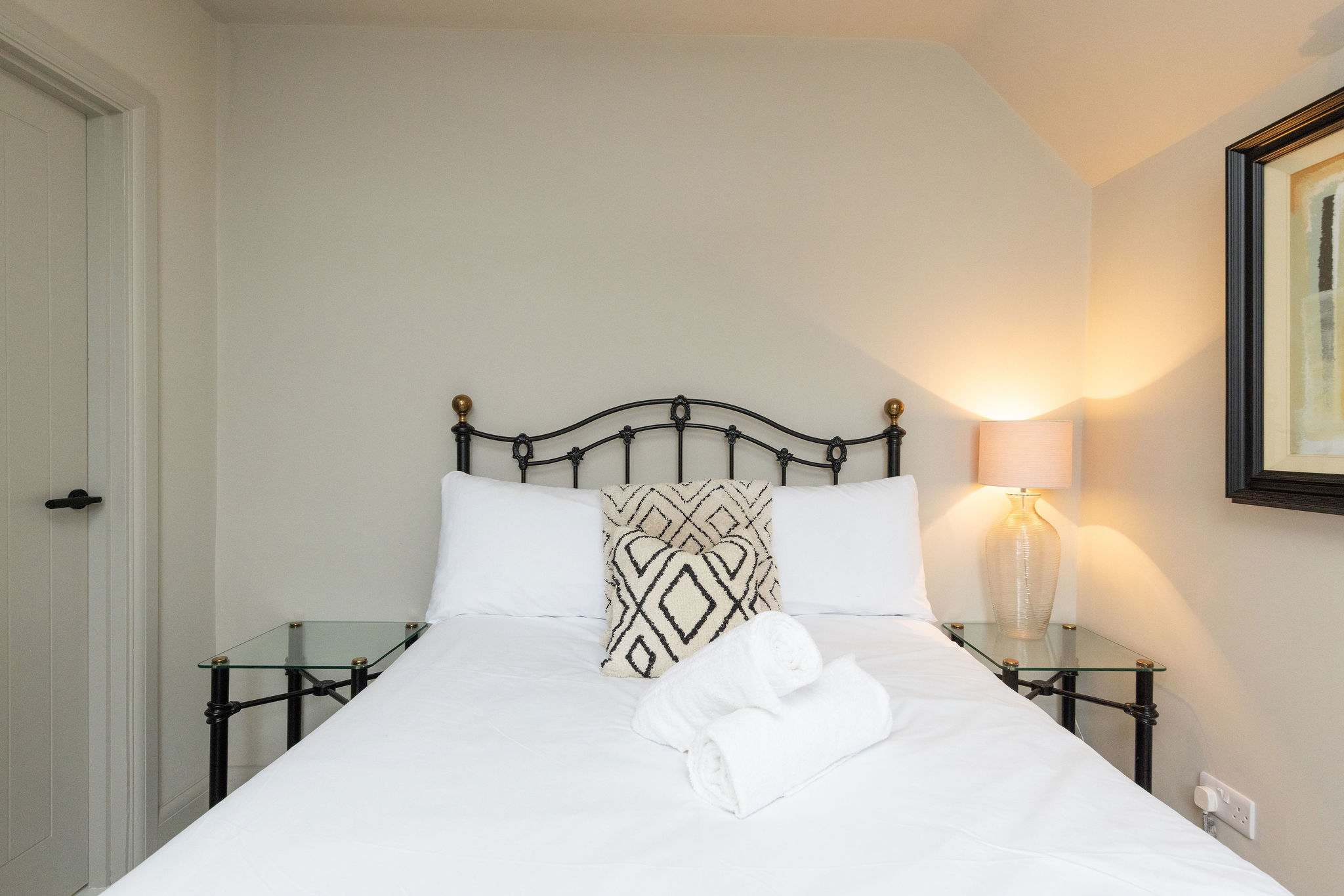 Sink into the comfortable mattress for a deep and rejuvenating night's sleep.