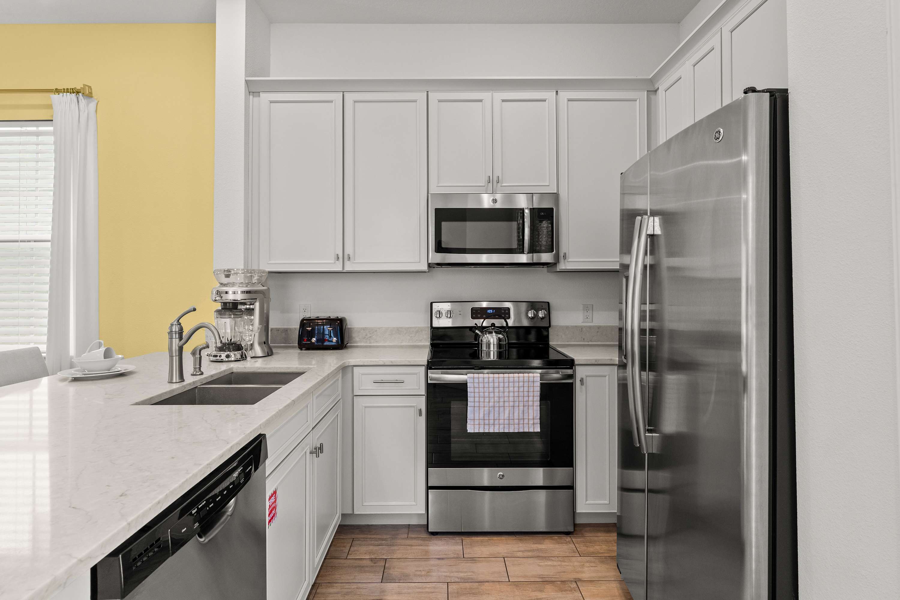 Prepare your favorite meals in the full kitchen