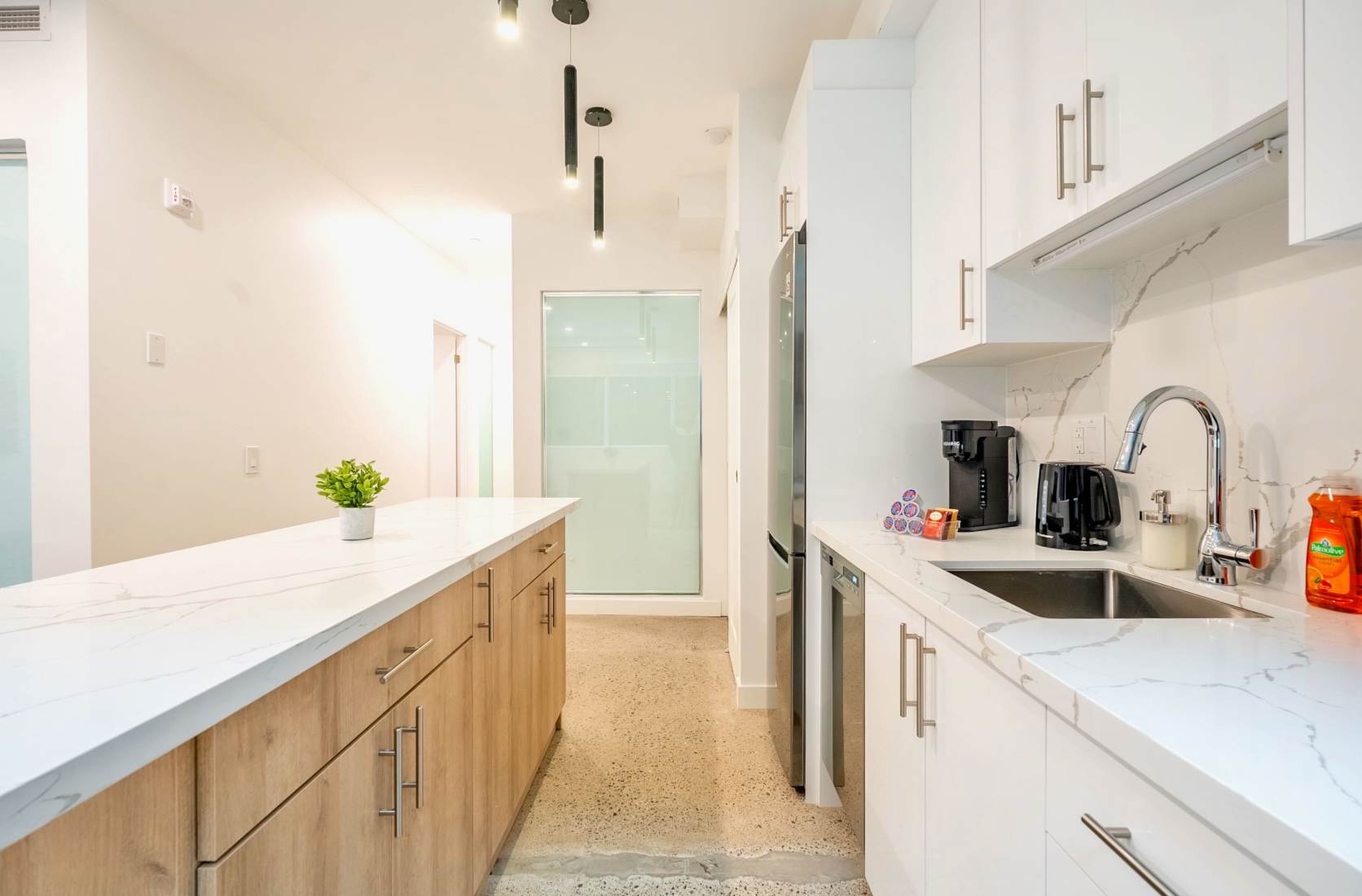 Modern fully equipped kitchen