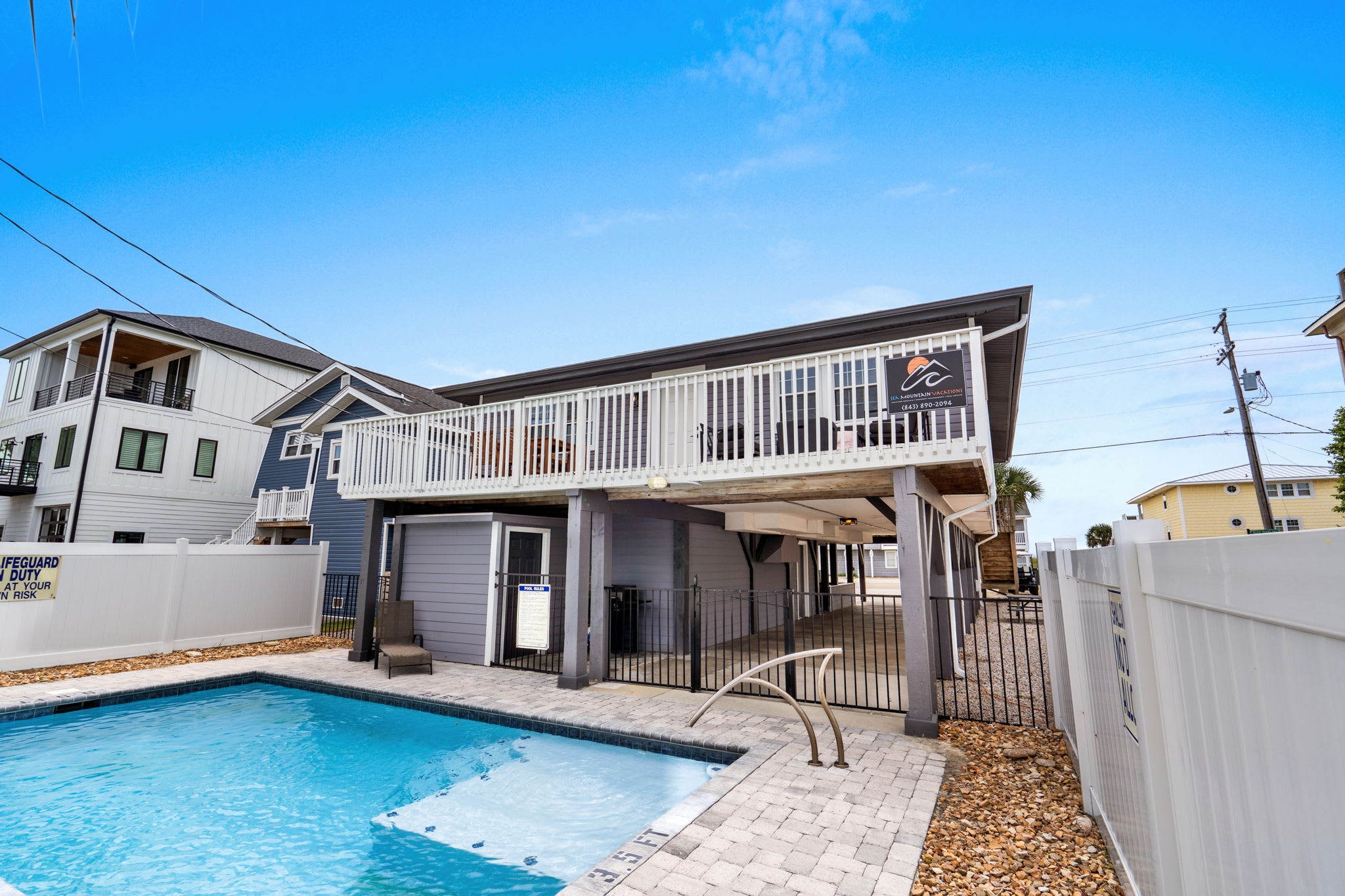 Private pool for exclusive use