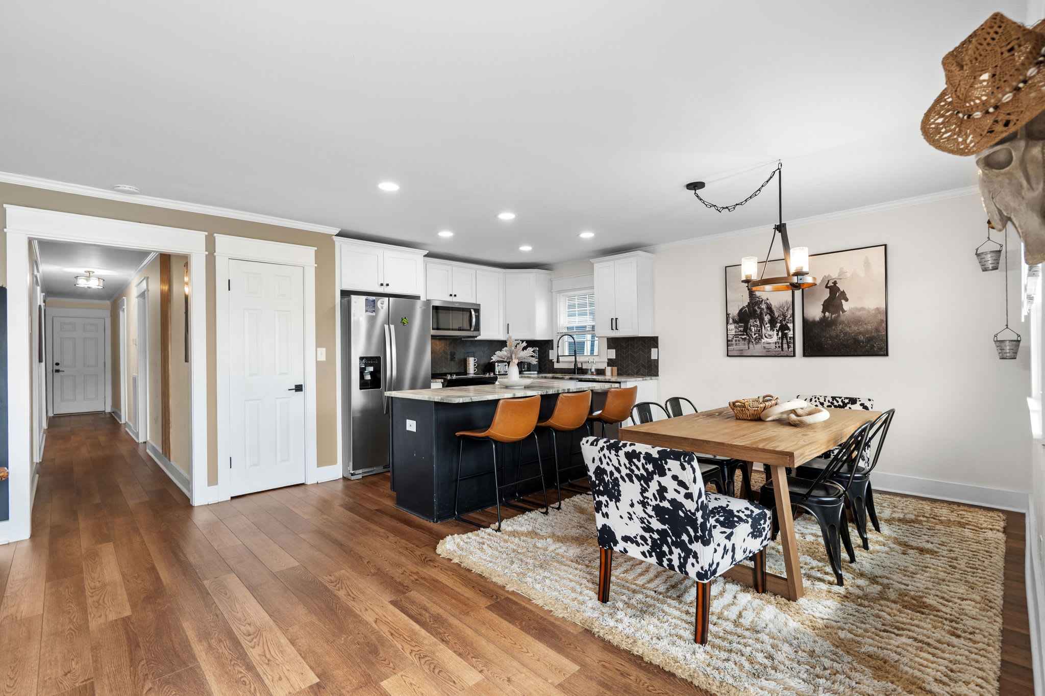 Kitchen and dining space