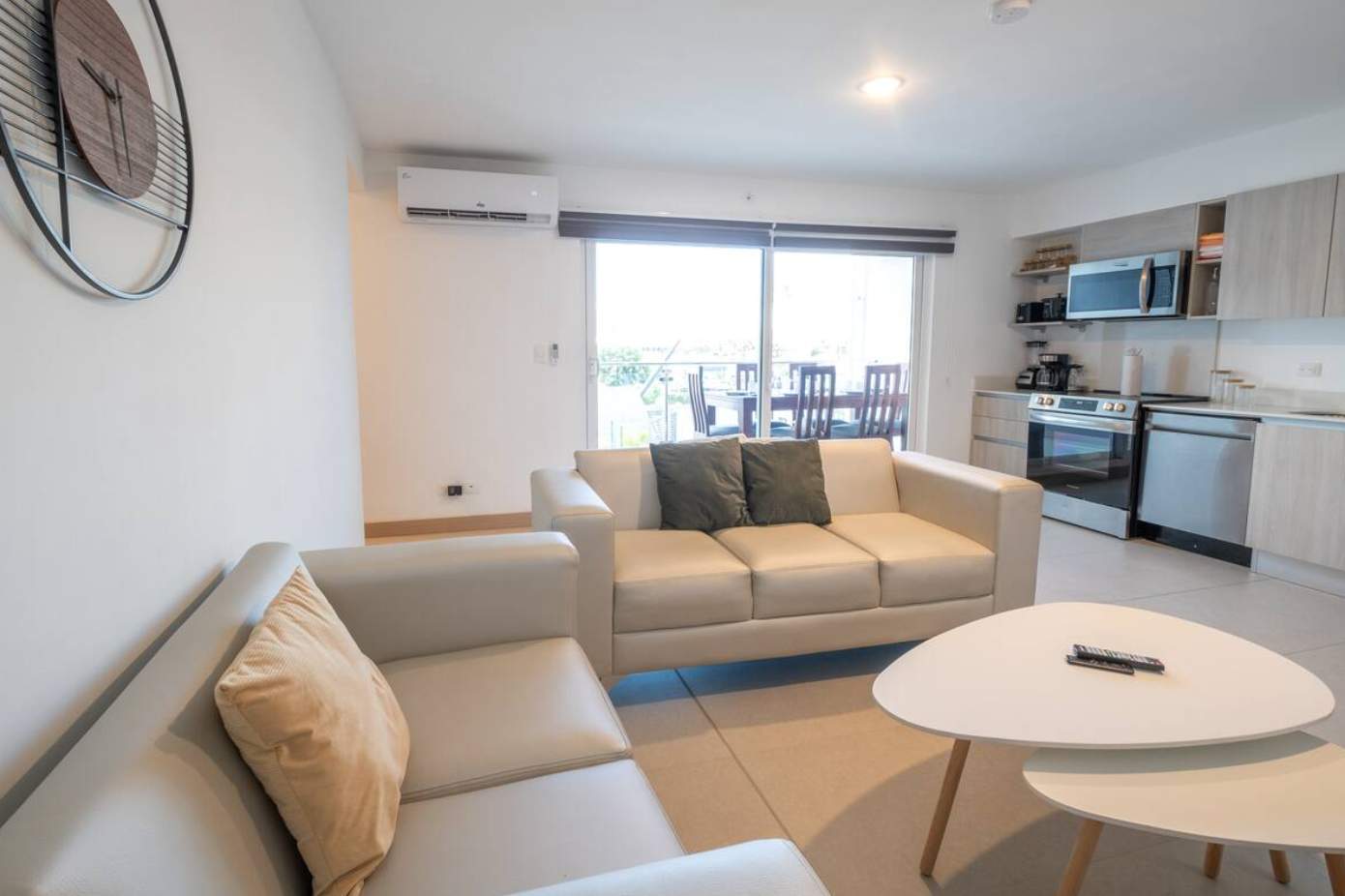 Living room with ample seating space