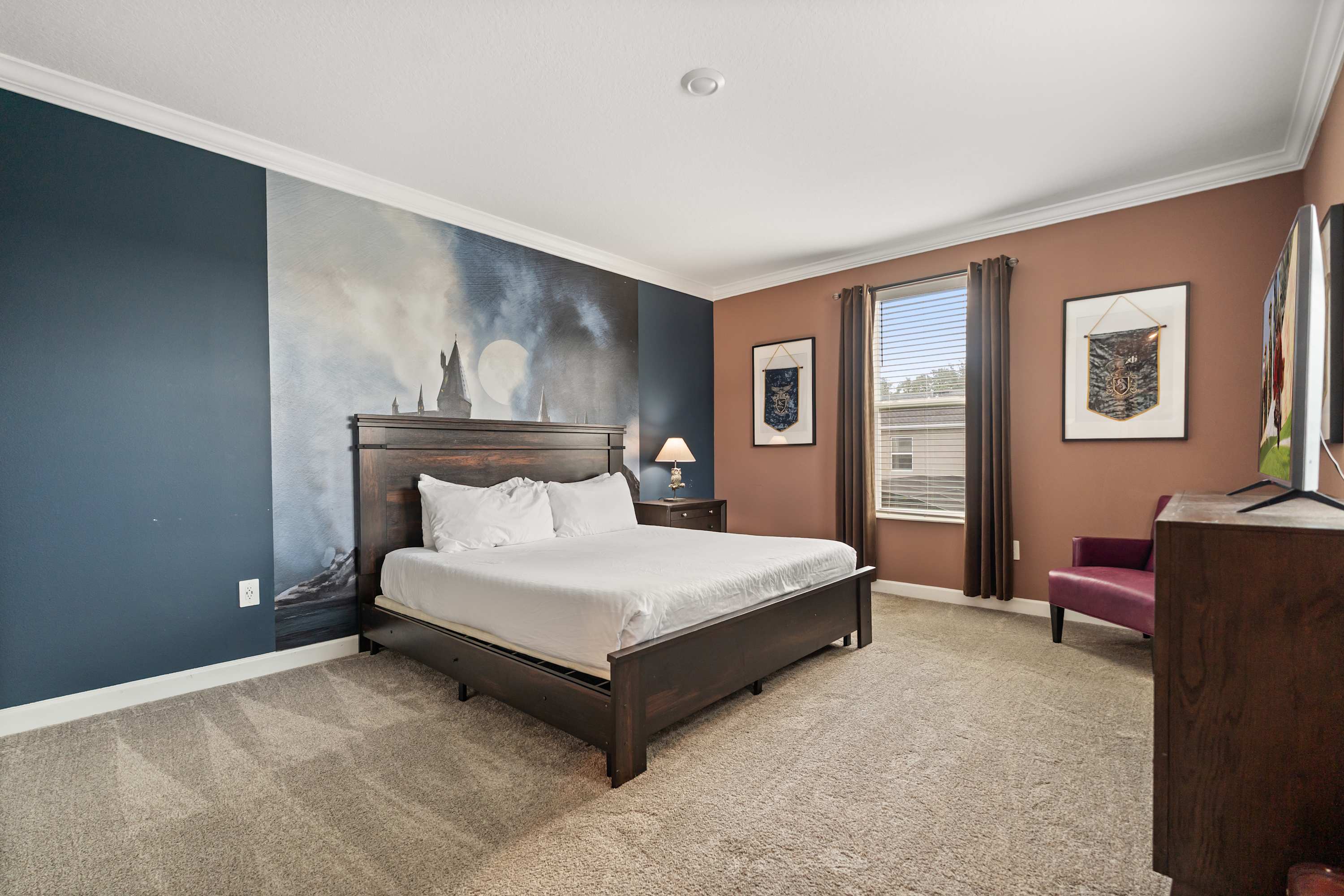 Spacious king bedroom designed for ultimate comfort with modern finishes.