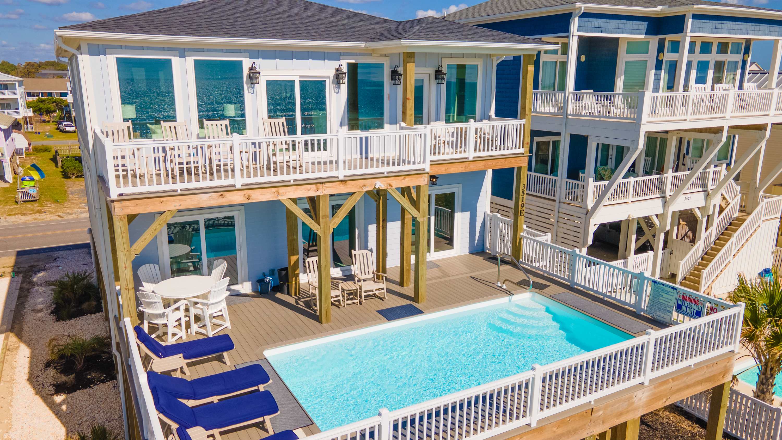 New Listing! Amazing 7 bedroom Oceanfront Home! — Oak Island, NC — vacation rental