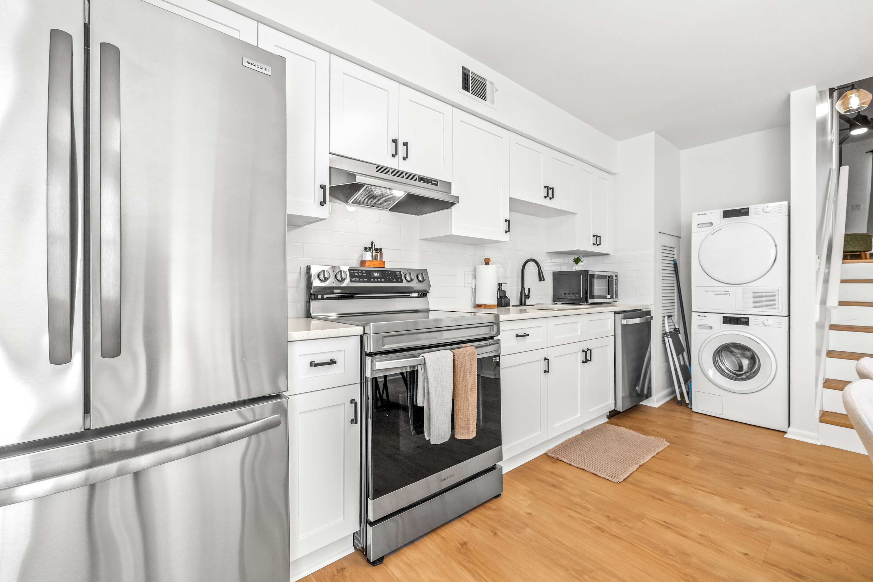 Meals will be made easy in the full kitchen