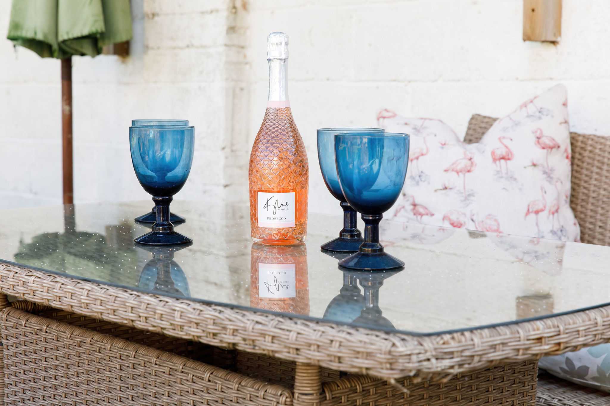 Chill the fizz and relax with a glass or two in the garden.