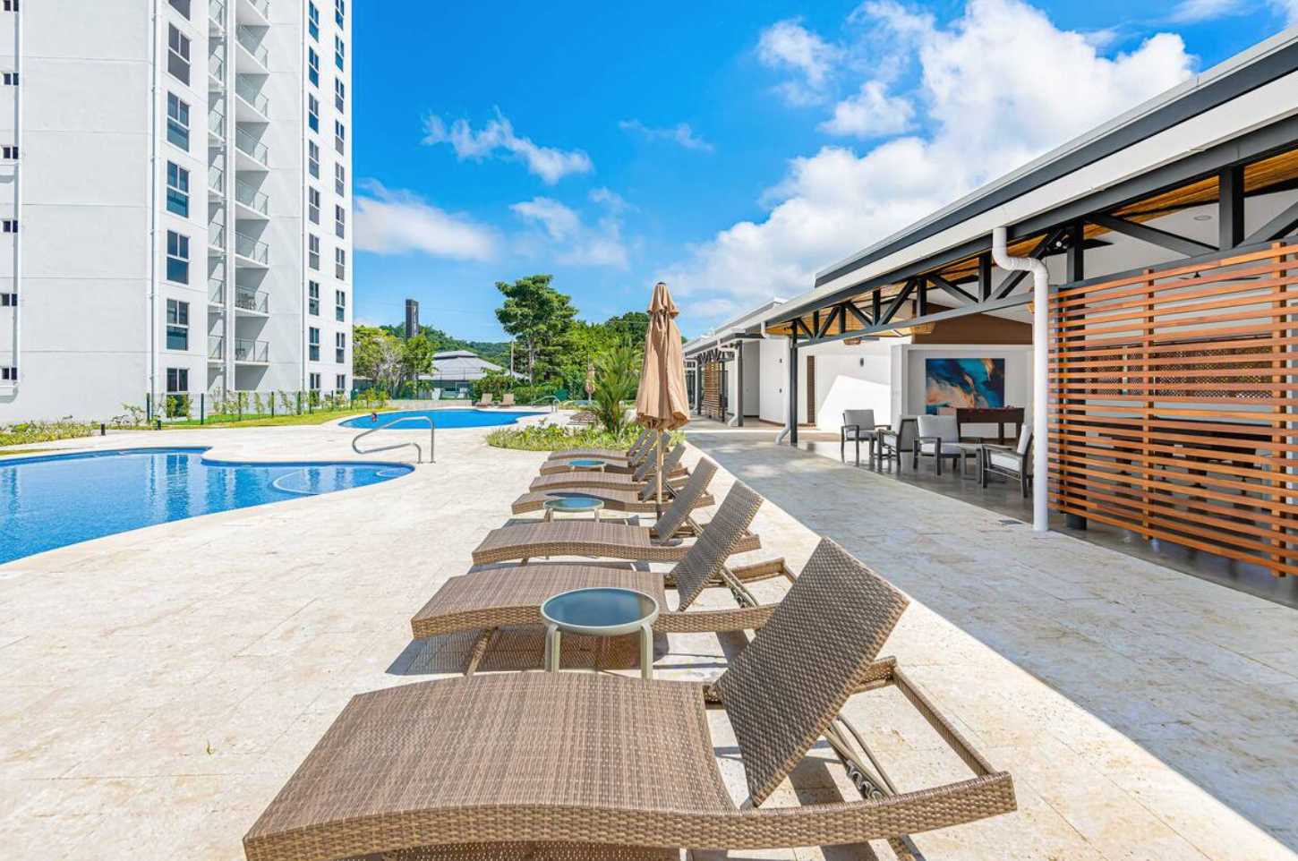 Soak up the sunshine poolside!