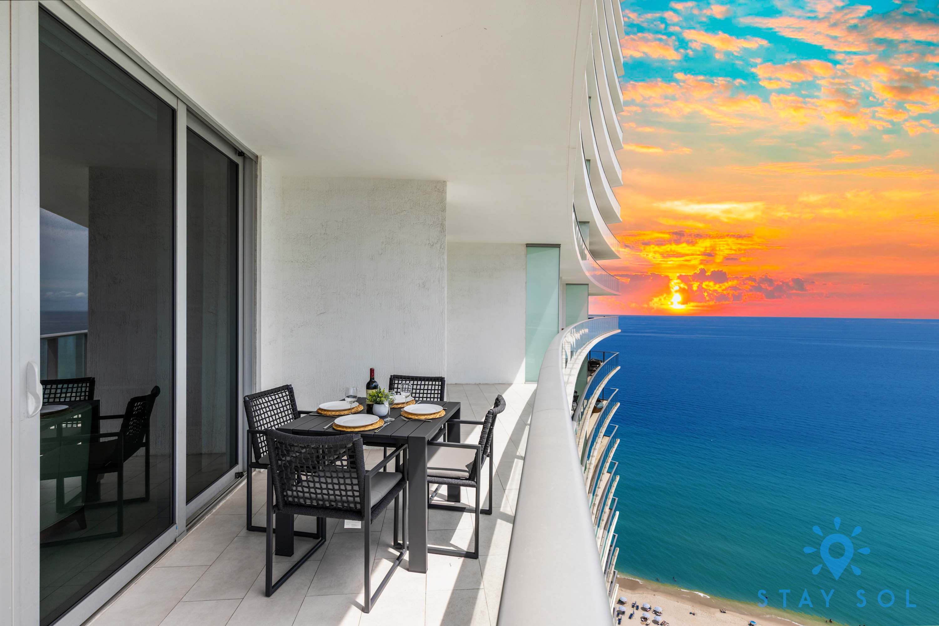 2BR Apt with Amazing Ocean View Balcony & Pool — Hollywood, FL — vacation rental