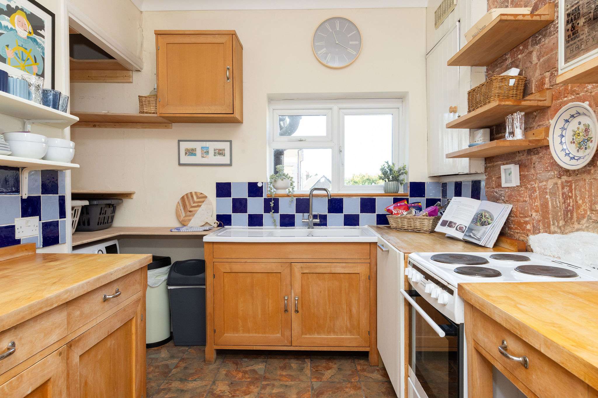 Cook with ease in our fully equipped, character kitchen.