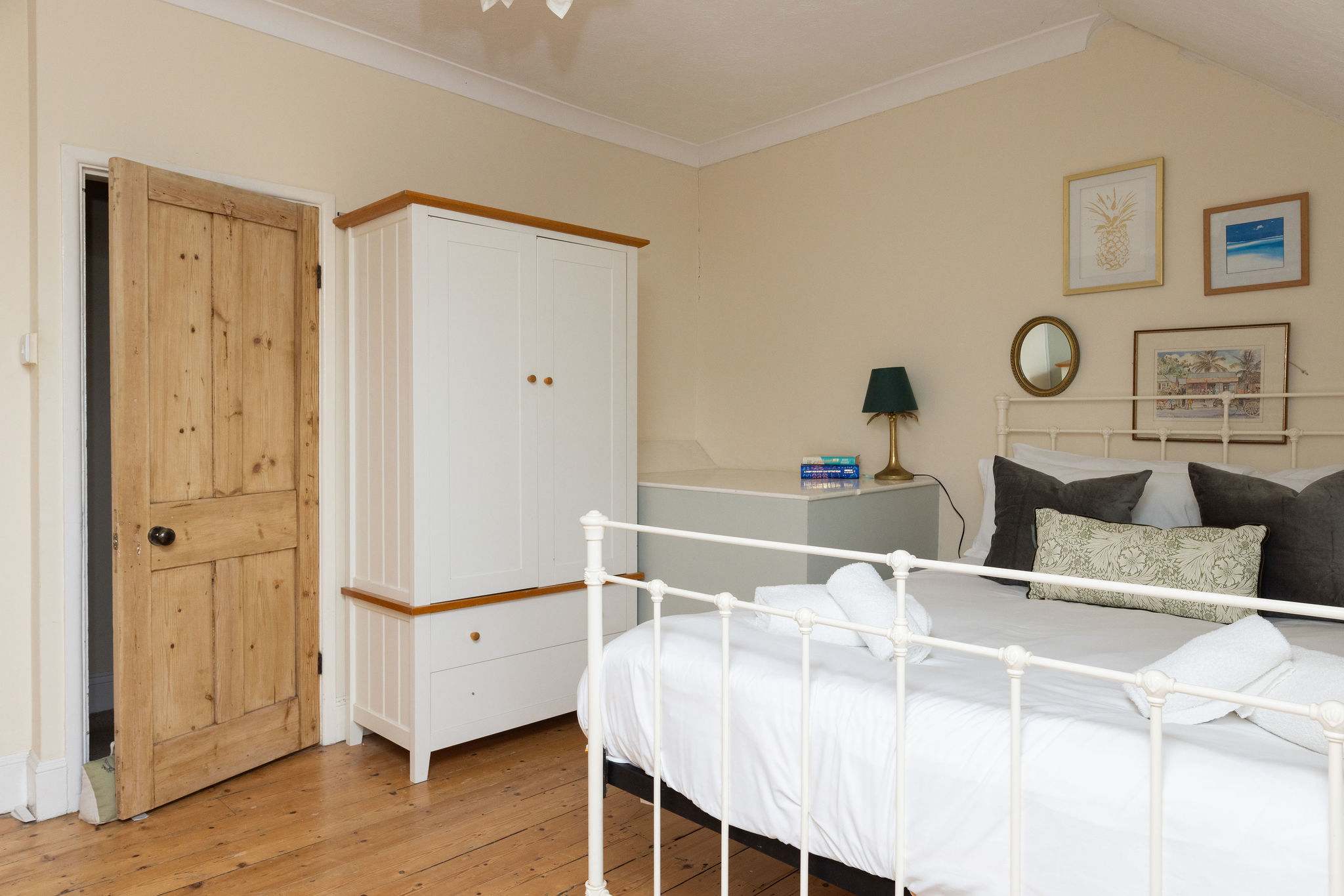 Your cosy retreat, complete with wardrobe space.