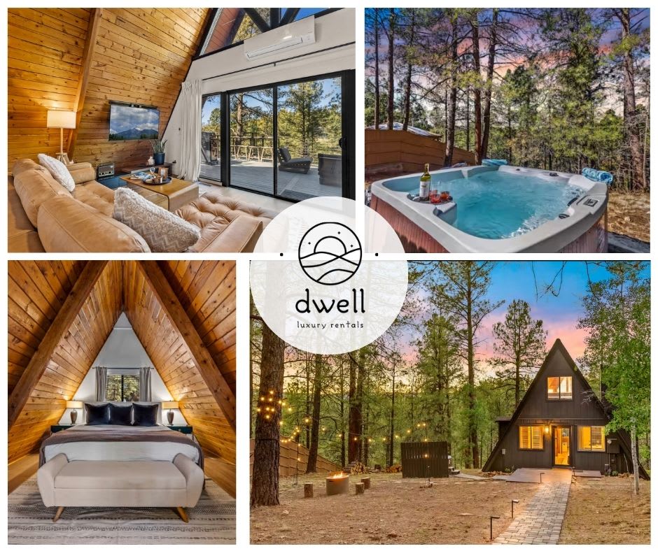 Kachina A-Frame Hideaway| New | Hot Tub | Fire Pit