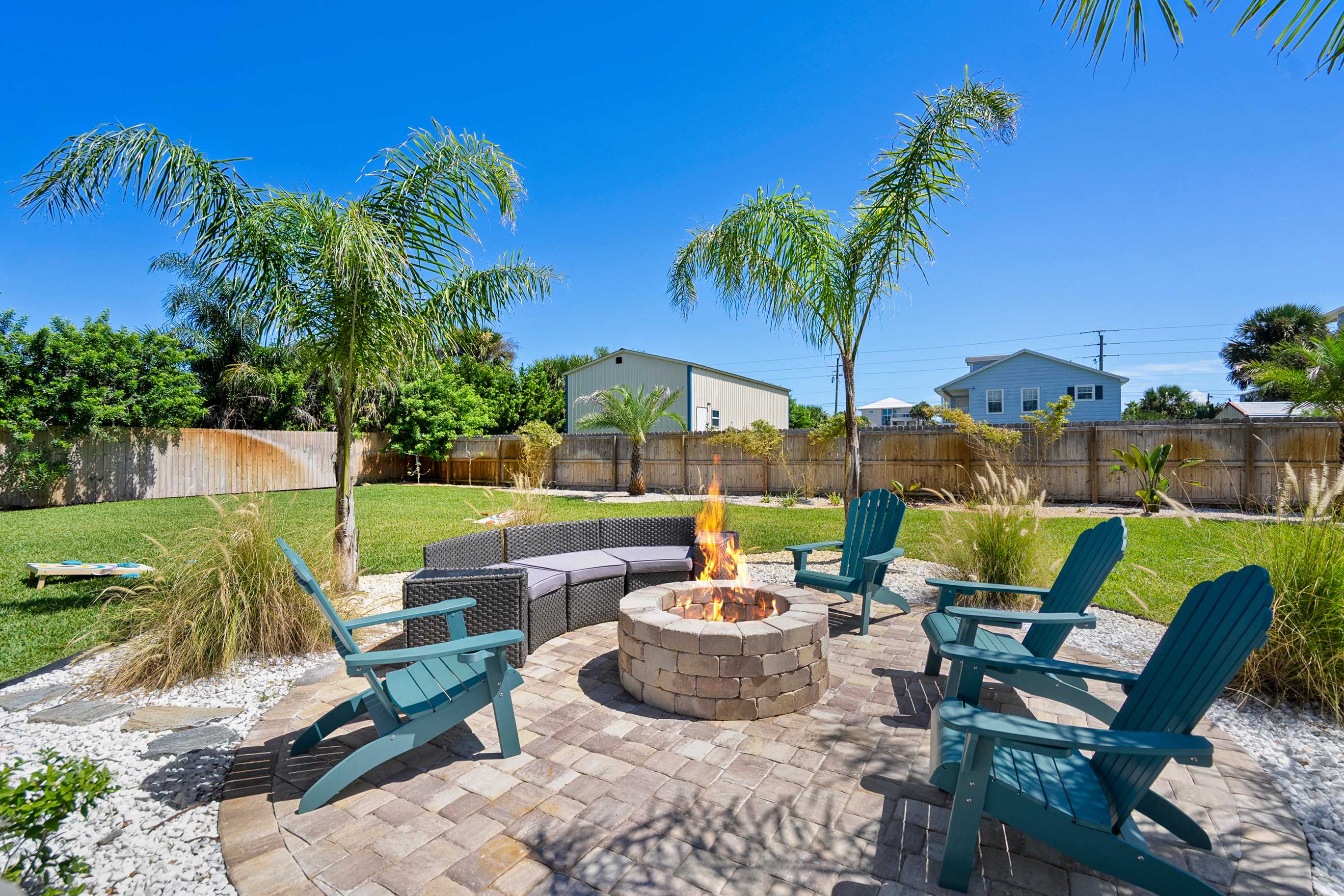 Fire Pit, Tropical Oasis, Steps to Beach, Patio