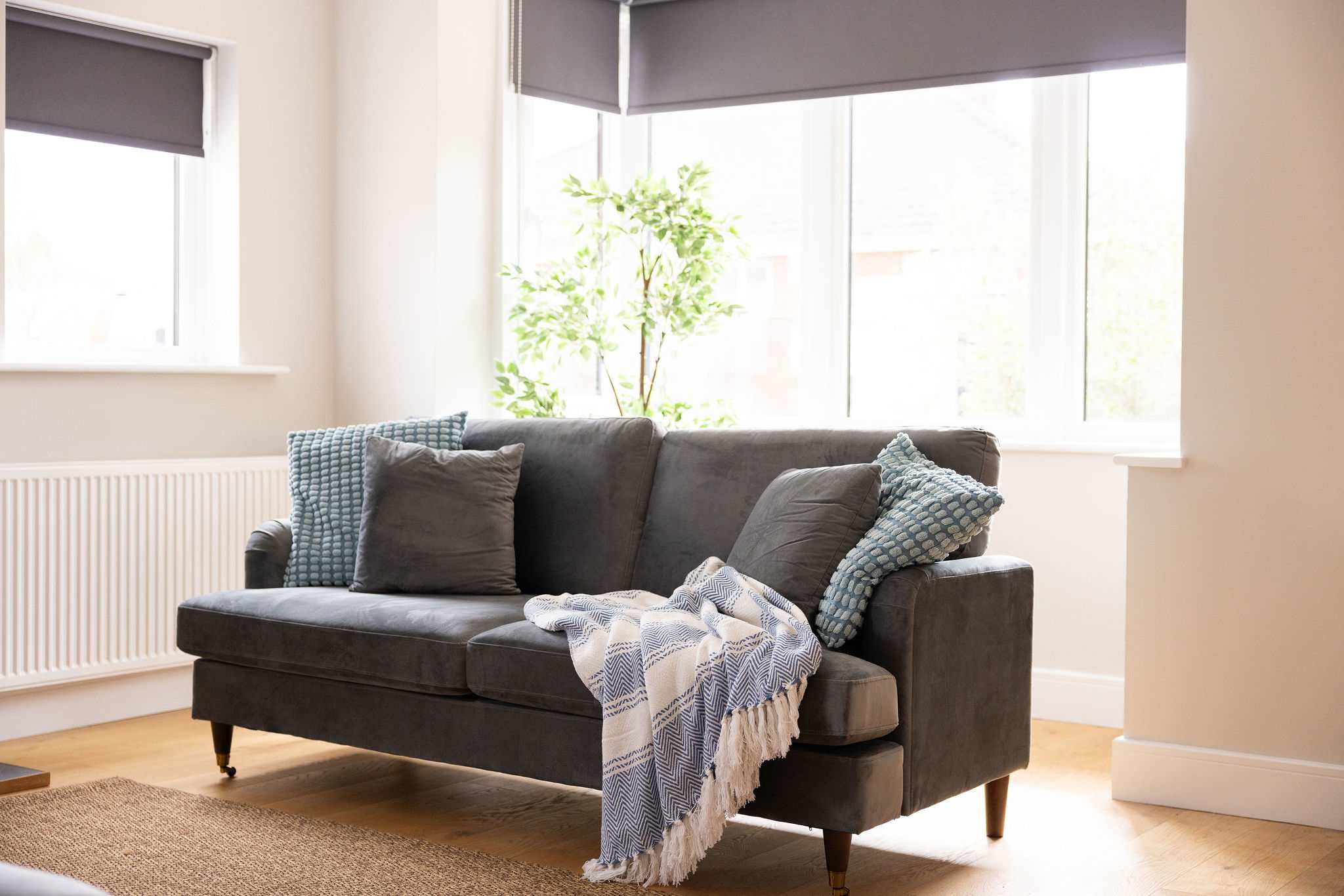 Curl up in this quiet corner with a good book.