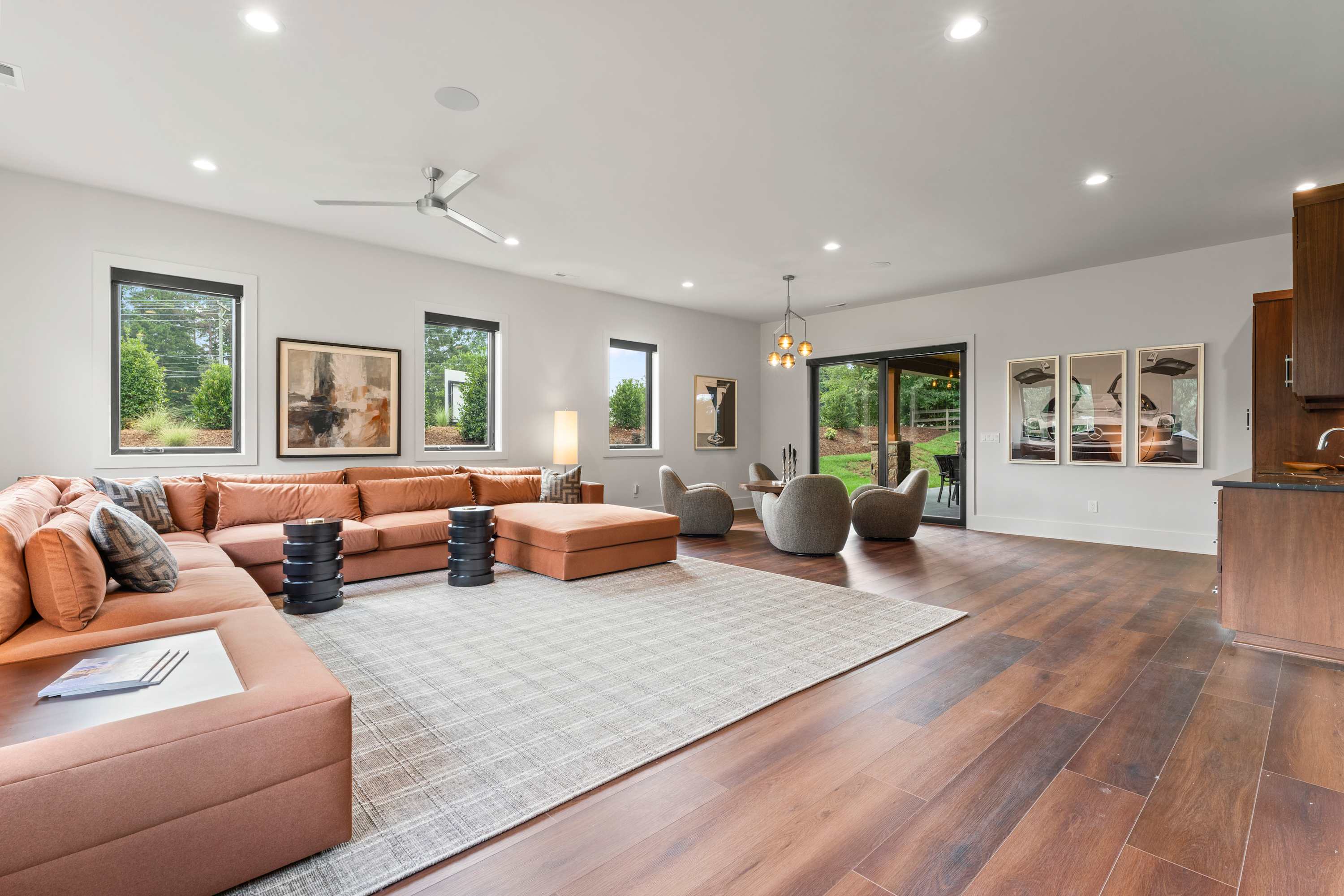 Relax and unwind in multiple living areas