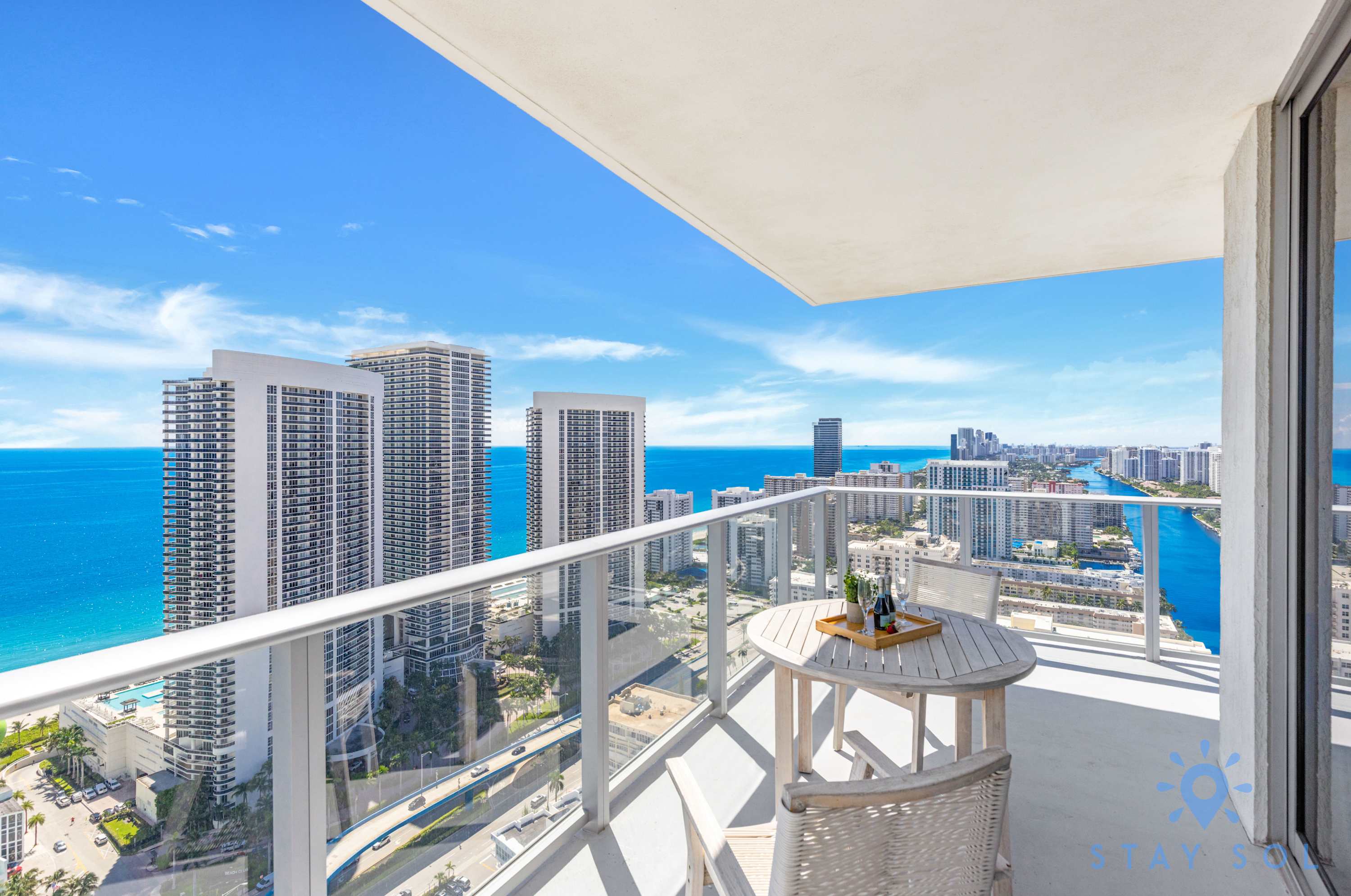 2BR Apt w/ Wrap Around Balcony + Ocean View + Pool