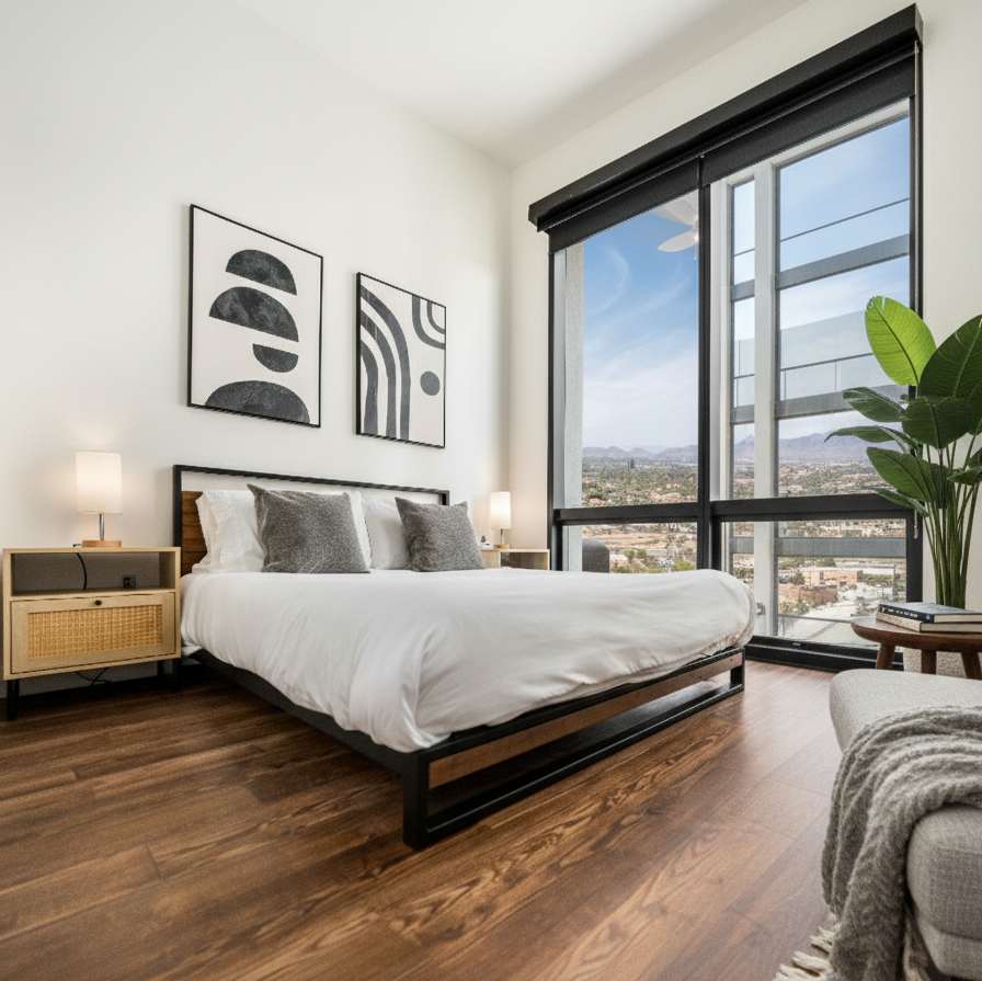 Rooftop Sky Pool And Designer Amenities - Chic Downtown Sanctuary - Phoenix, AZ