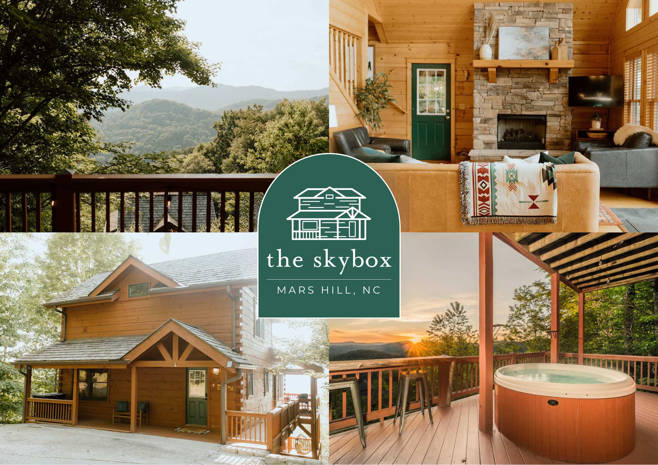 The Skybox - Voted #1 Cabin in Asheville — Mars Hill, NC — vacation rental