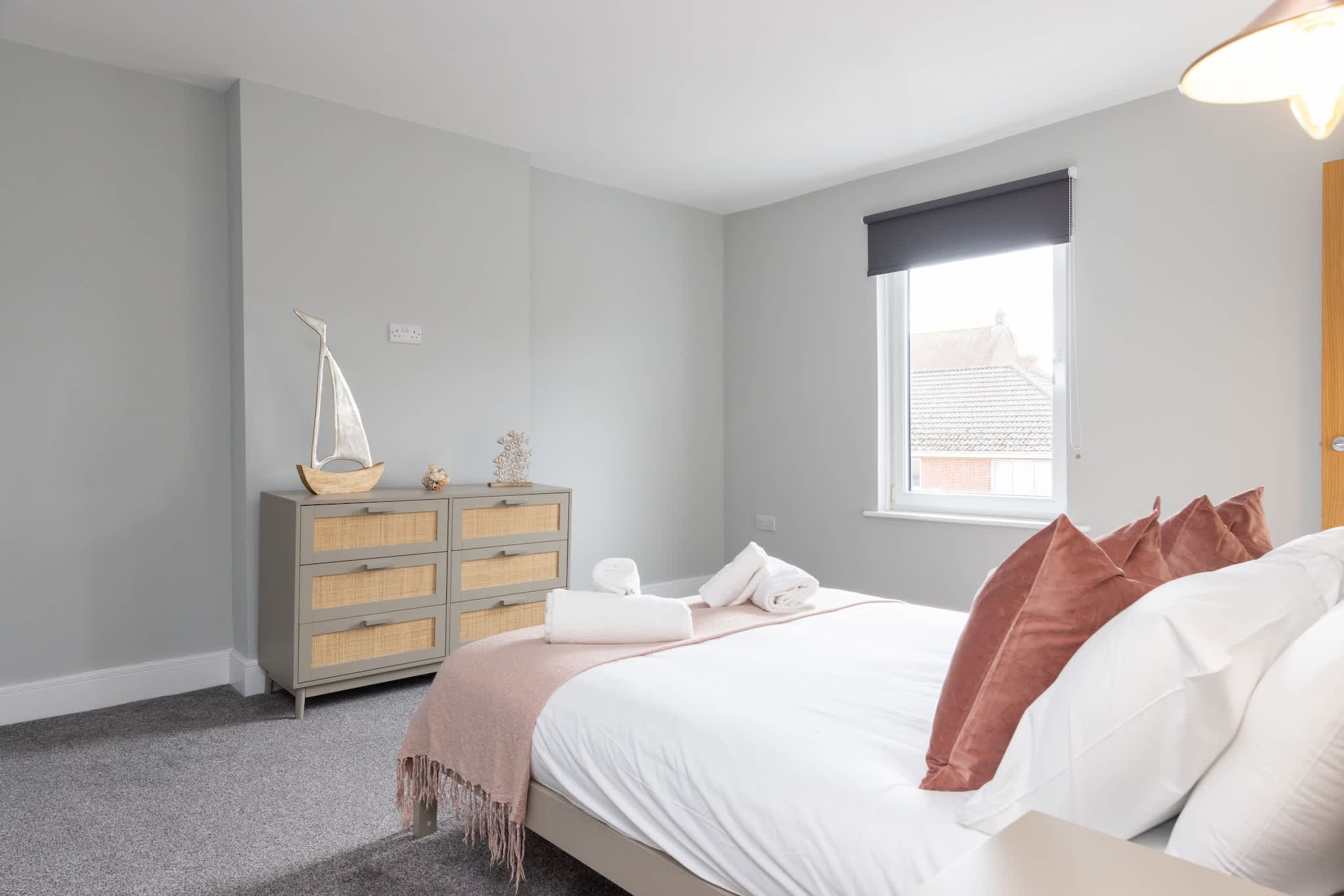 A warm and inviting bedroom