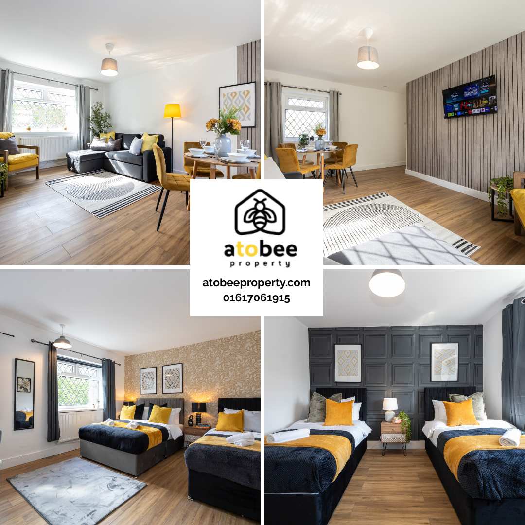 Spacious Apartment near MCR Airport serviced apartment - UK - VivreStays