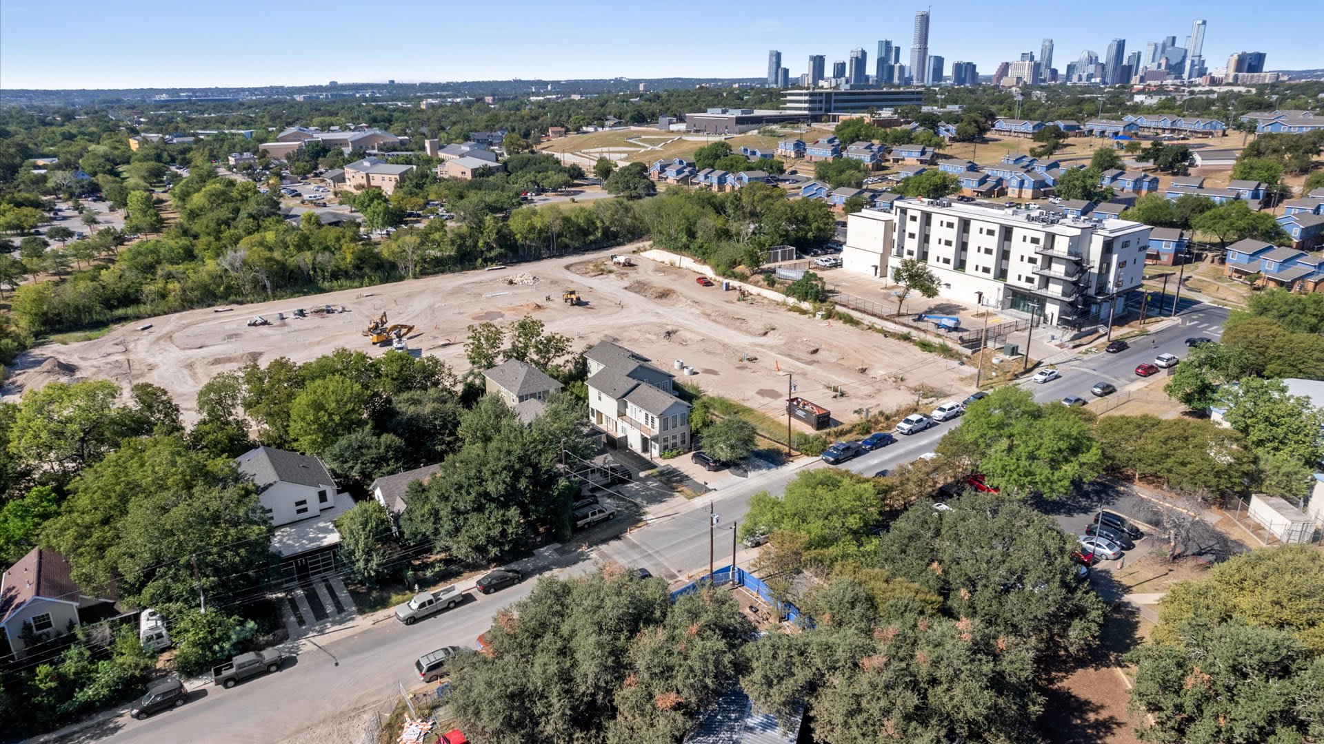 Ariel view of the neighbourhood
