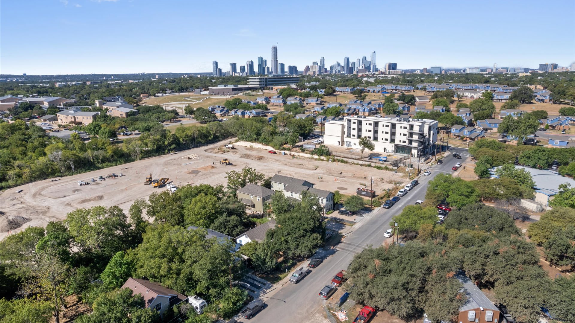 Ariel view of the neighborhood