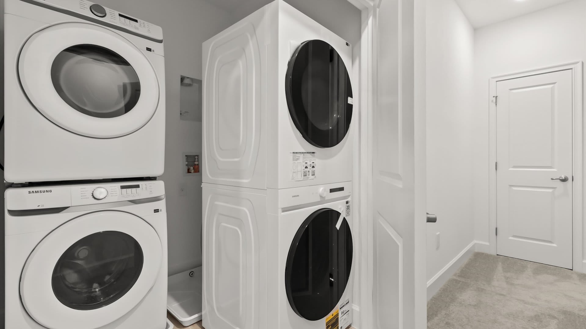 In-home laundry facilities