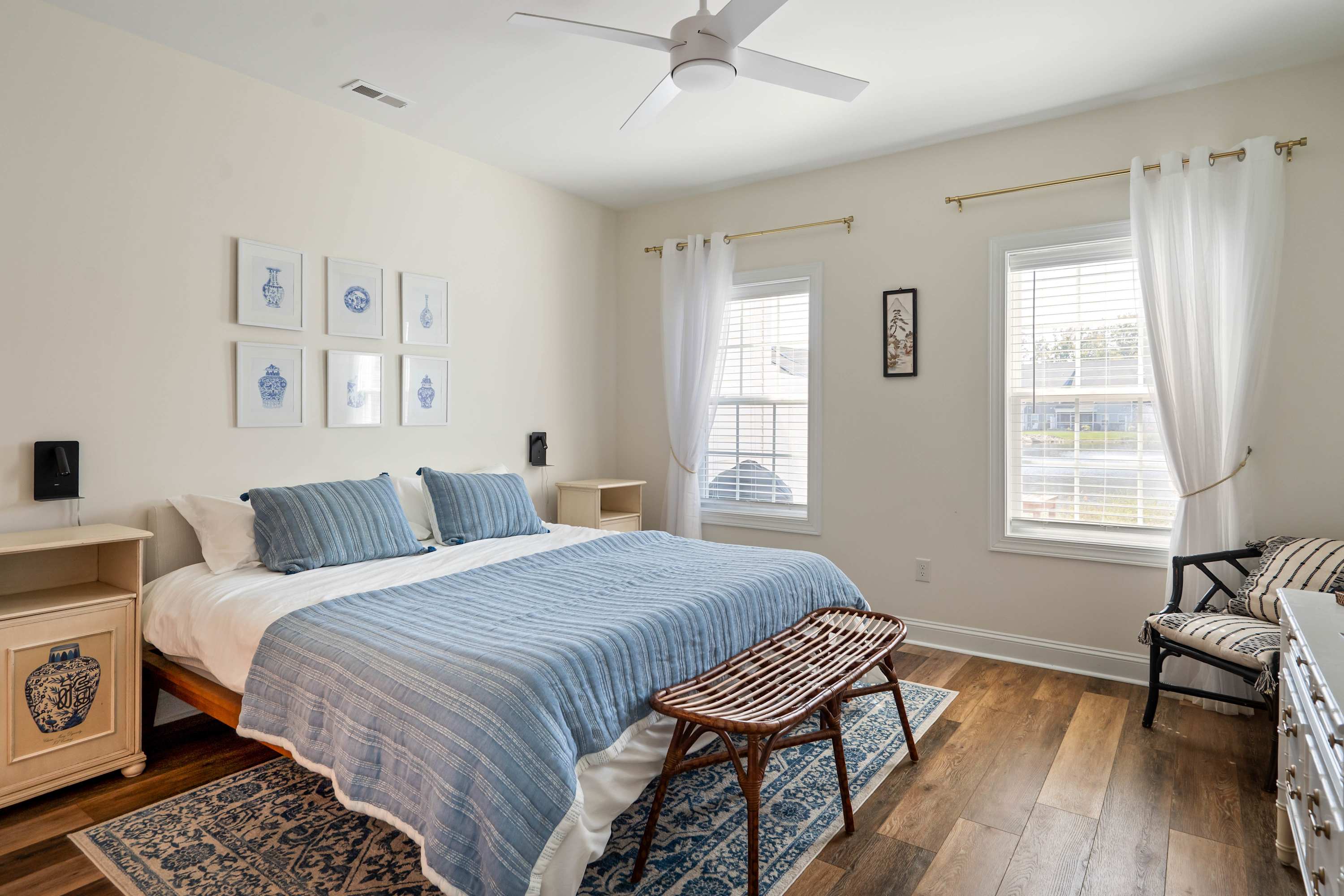 Rest easy on plush, comfortable bedding in every room