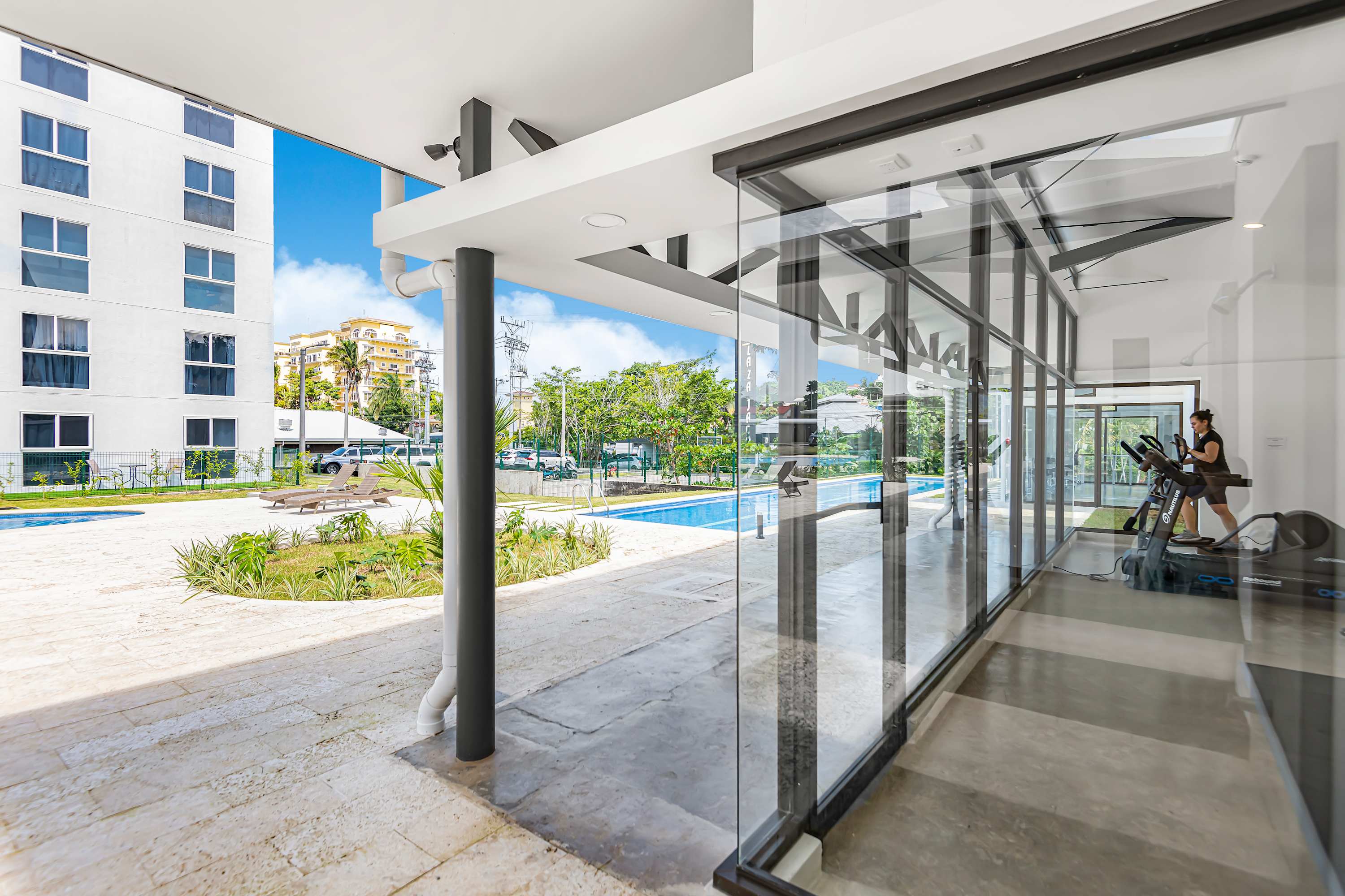 Fitness Center: Stay on track with your workouts in the fully equipped fitness center.