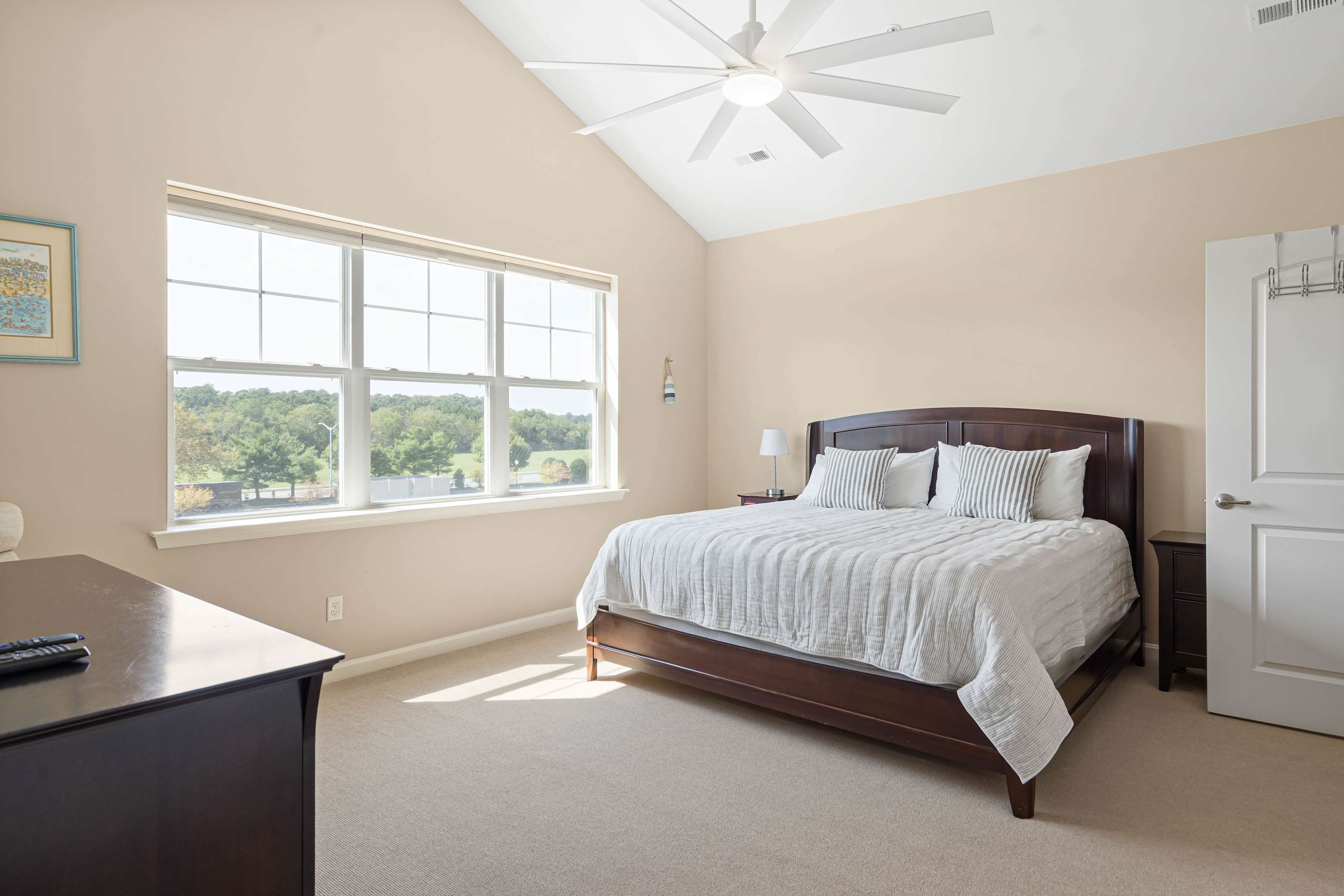 Sleep soundly on lush bedding in each room