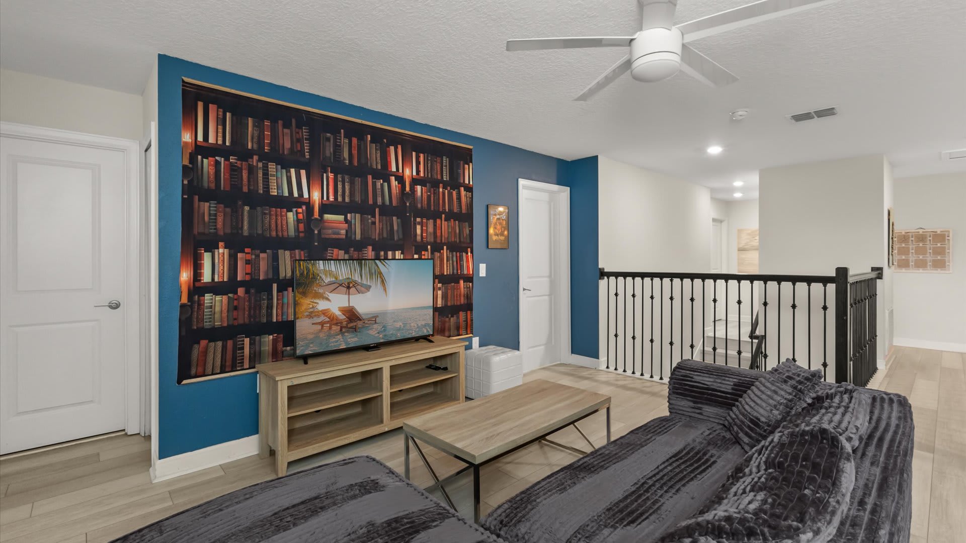 Upstairs TV Lounge: A casual hangout spot where guests can enjoy a movie, stream their favourite shows, or simply lounge in comfort.