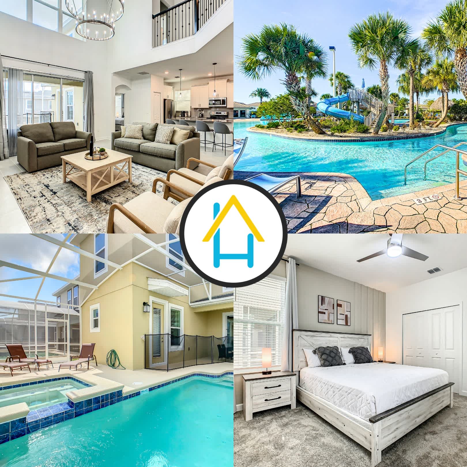 Sunny Escape/ Private Pool, Jacuzzi & Waterpark — Davenport, FL — vacation rental