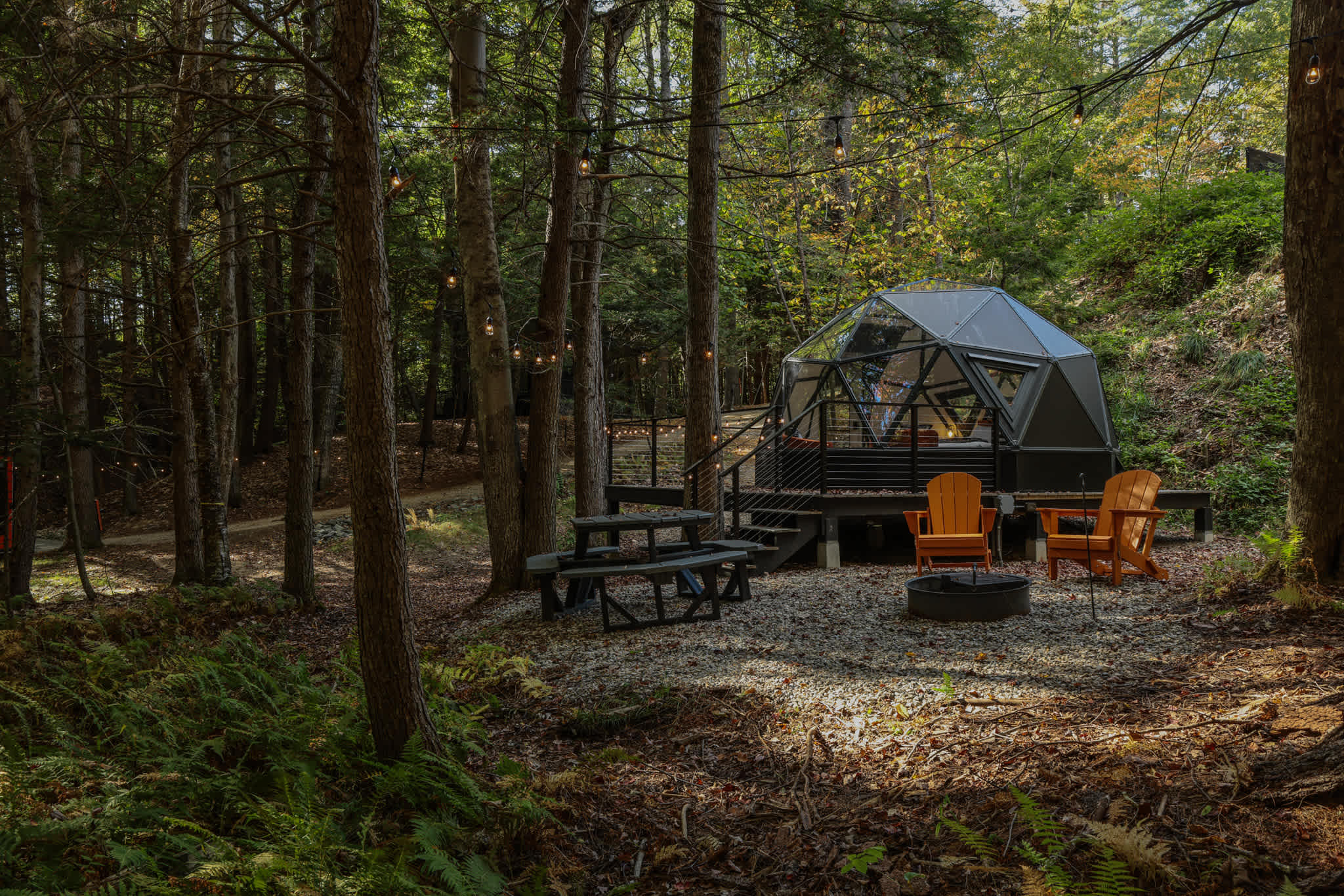 Cozy, secluded geodesic dome - 28 β Freeport, ME β vacation rental