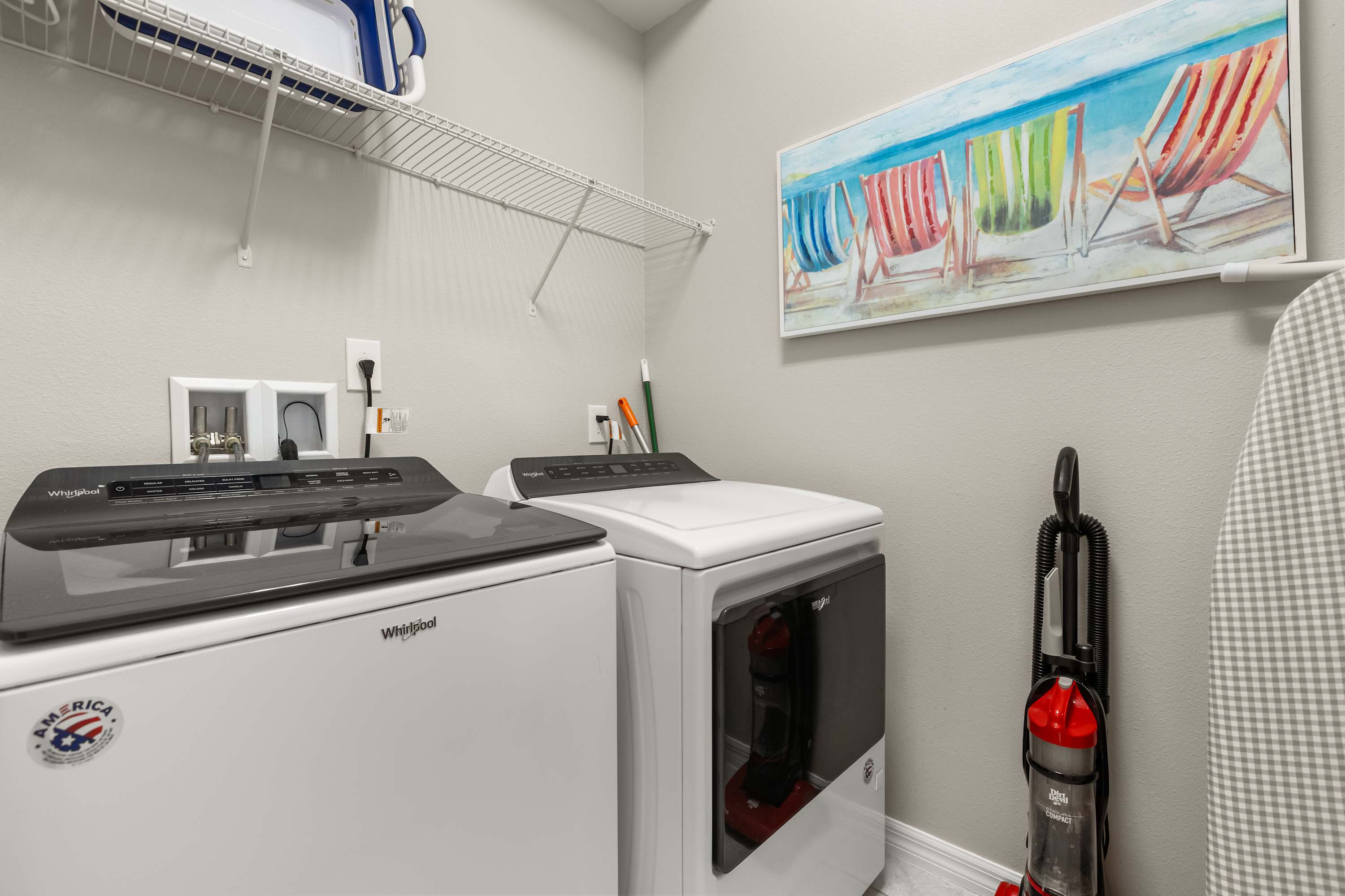In-home laundry facilities (washer and dryer)