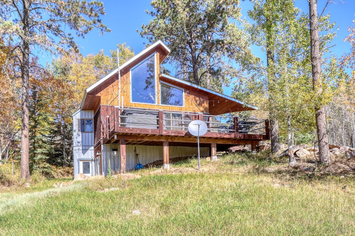 Divided Sky – A-Frame Mountain Cabin with Hot Tub & Foosball — Lead, SD — vacation rental