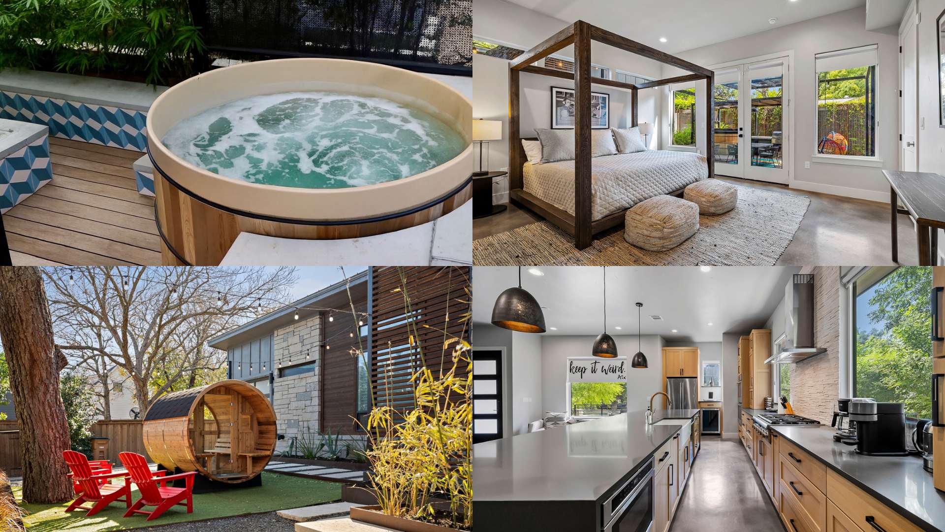 South Lamar Wellness Haven | Sauna | Hot Tub | BBQ — Austin, TX — vacation rental