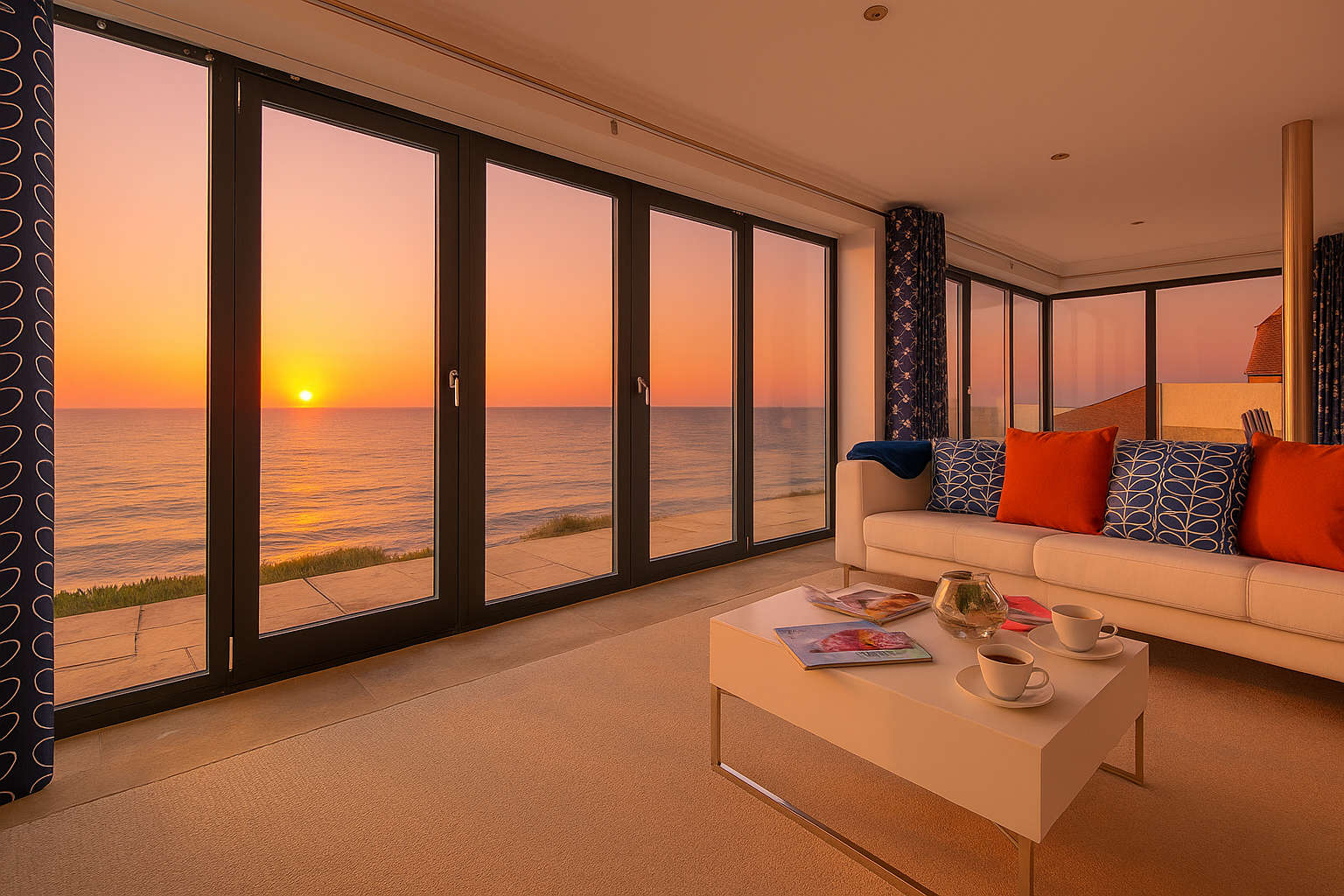 The sunsets from the sea house are incredible!