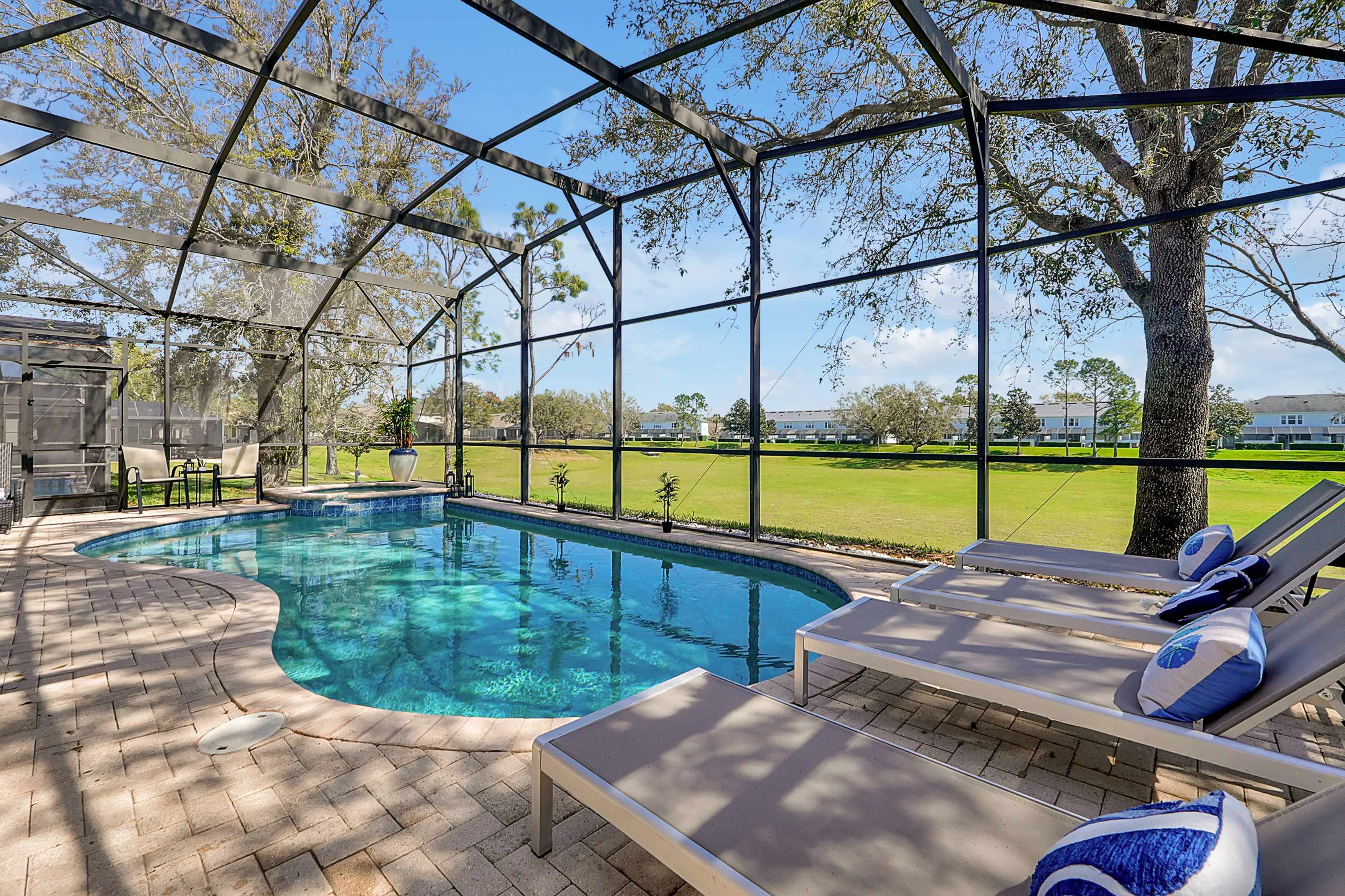 Family 5BR home w/ pool & workspace
