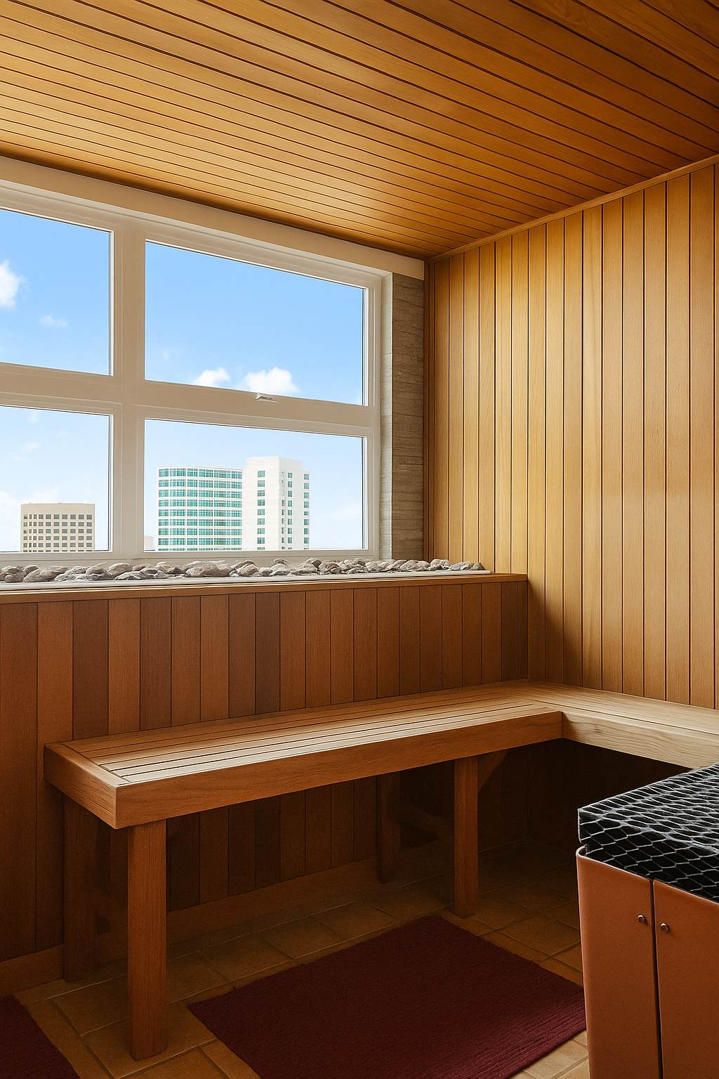 Cozy Sauna with a View