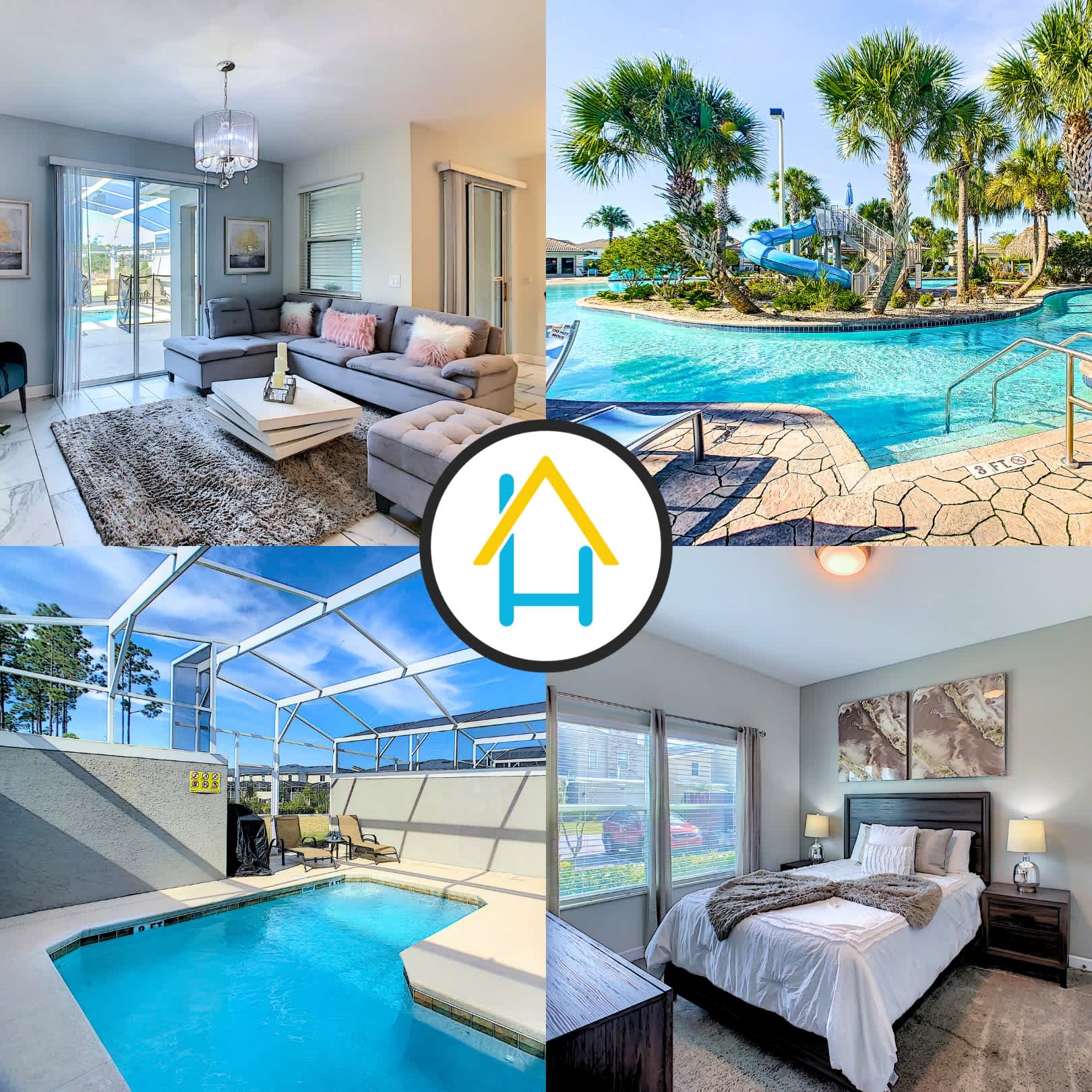 Charming Poolside Stay/ Private Pool & Themed Room — Four Corners, FL — vacation rental