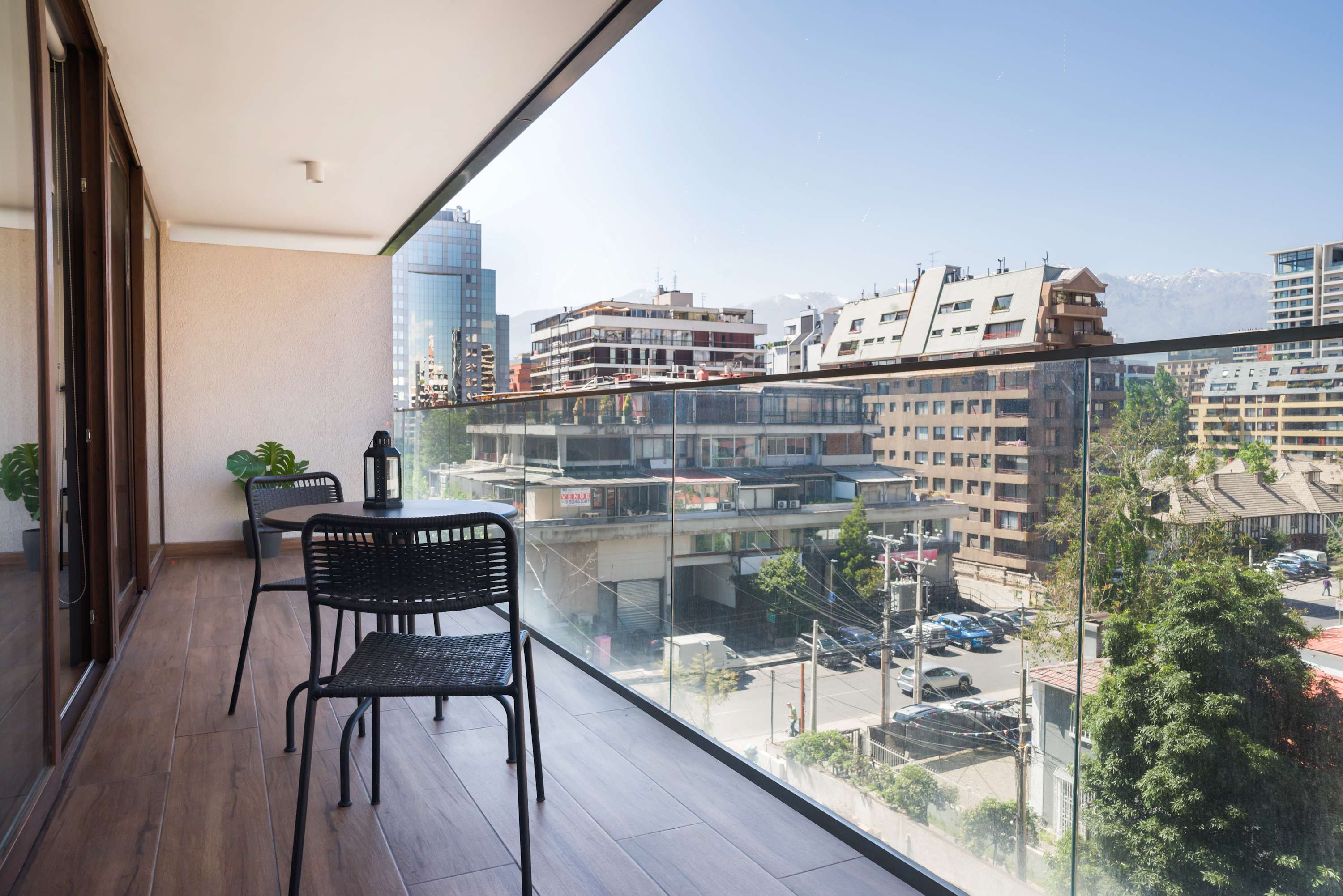 Enjoy stunning city views from your private balcony, perfect for morning coffee or evening relaxation.