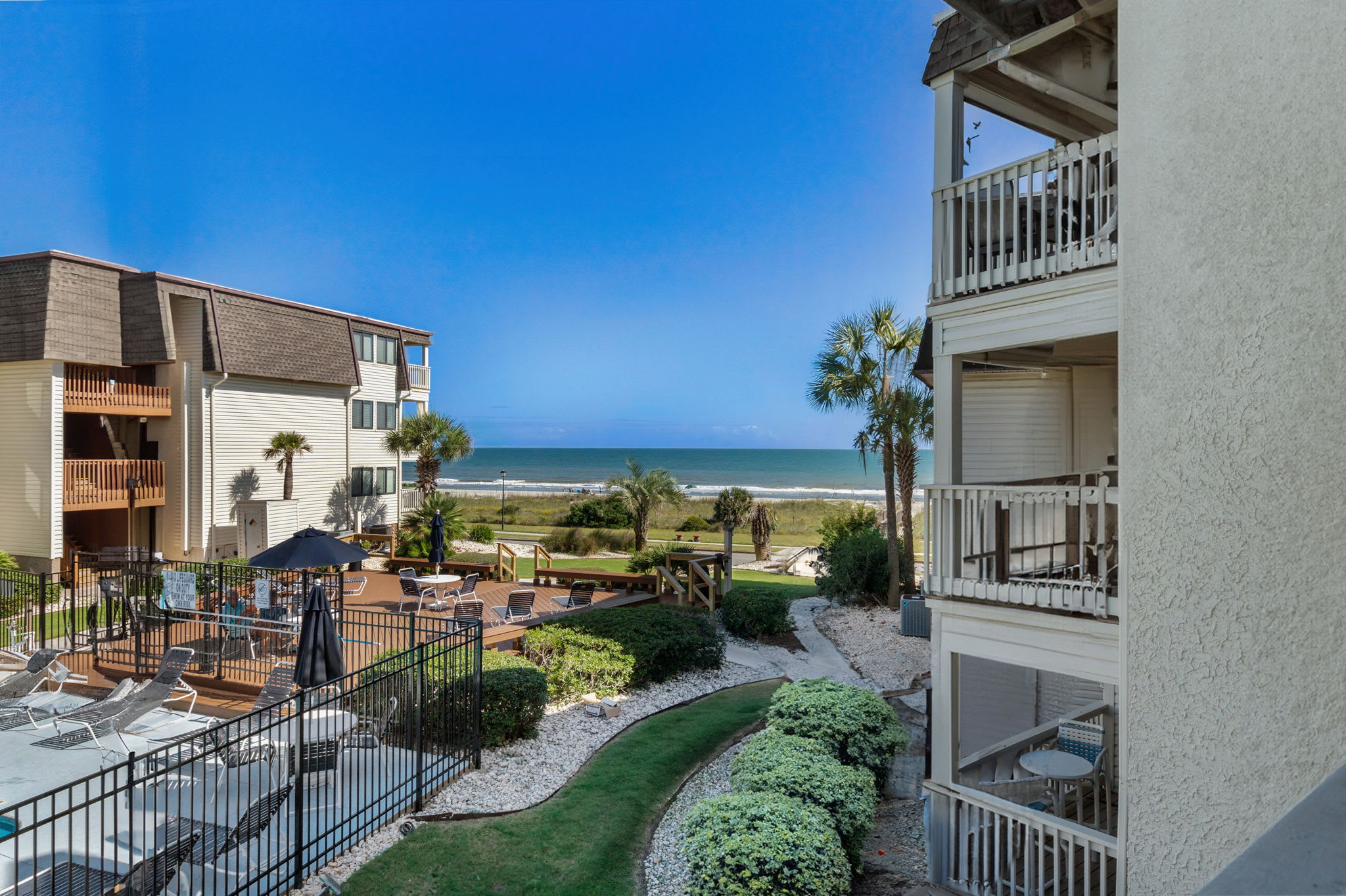 Enjoy stunning views from the balcony.