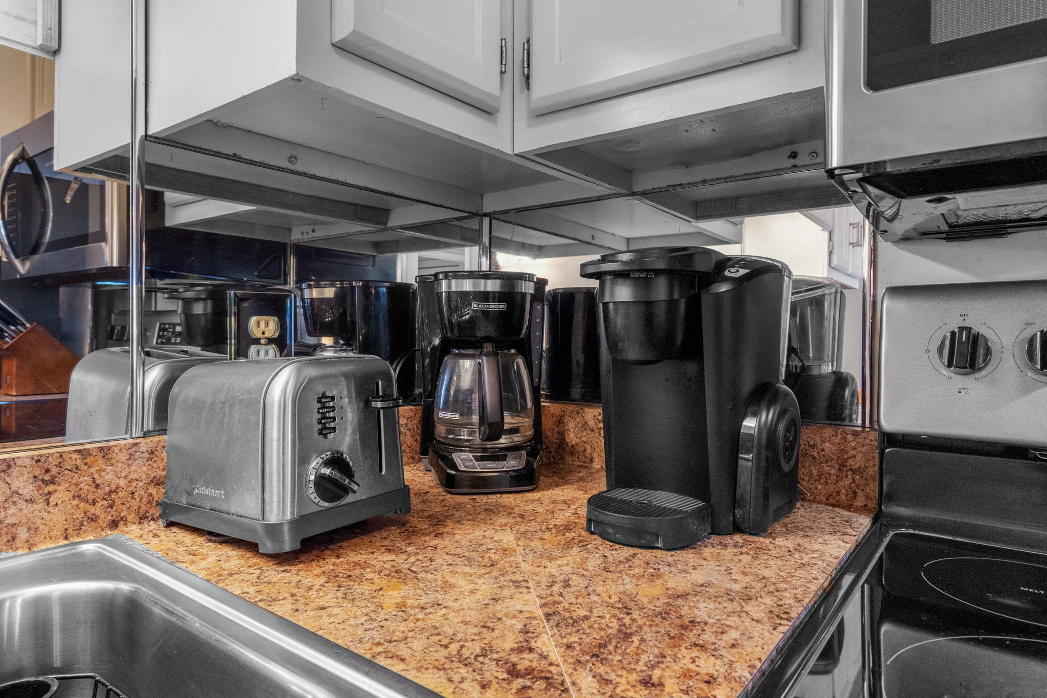 Coffee makers and a toaster!
