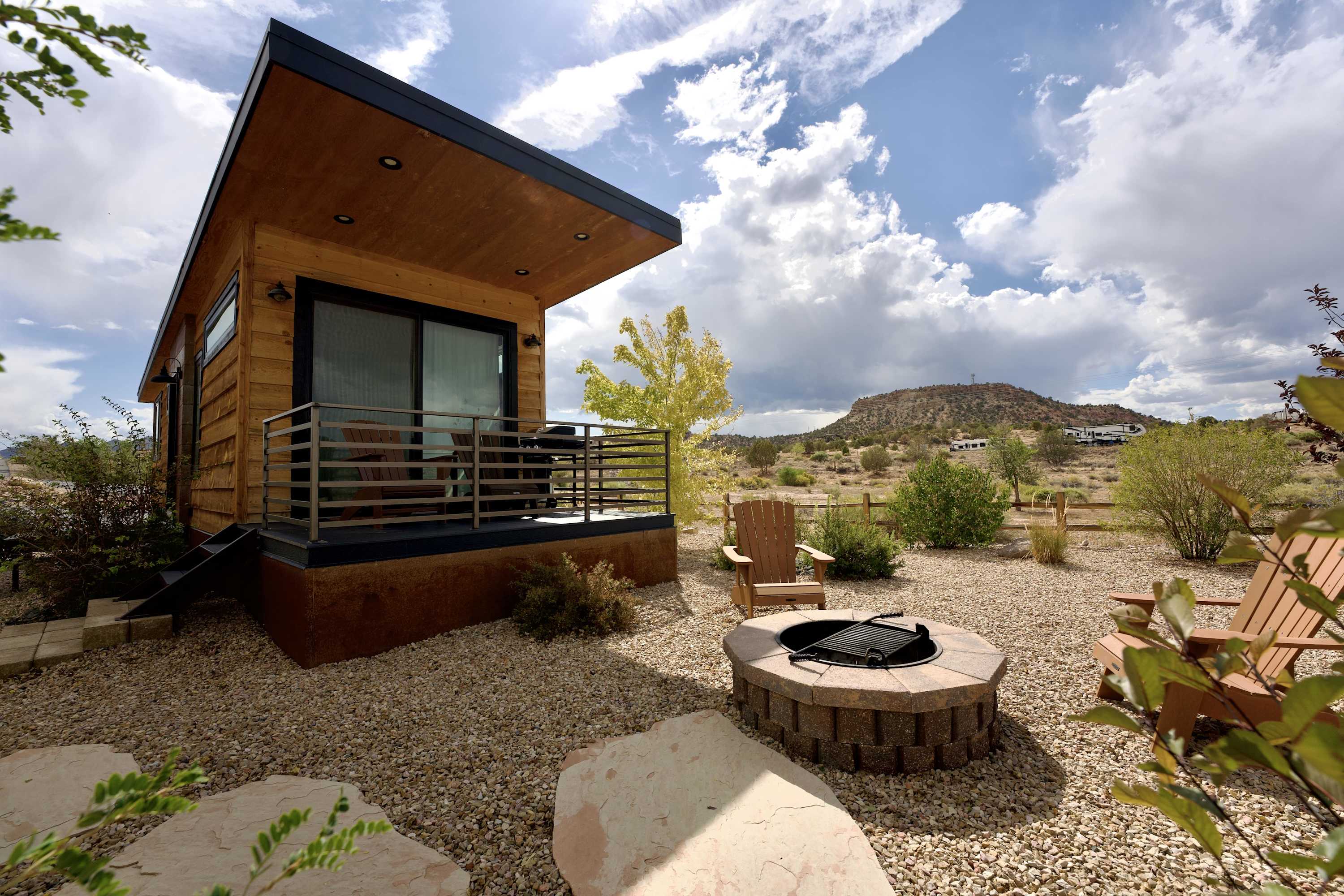 Tiny‑Home W/ King Bed, Fire Pit & Monument Views — Escalante, UT — vacation rental