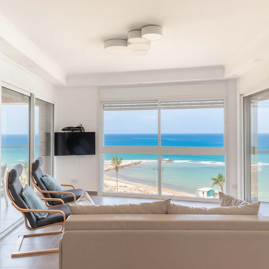 Iconic Tower 3BR | Frontline Sea View | Mamad โ Bat Yam, Center District โ vacation rental