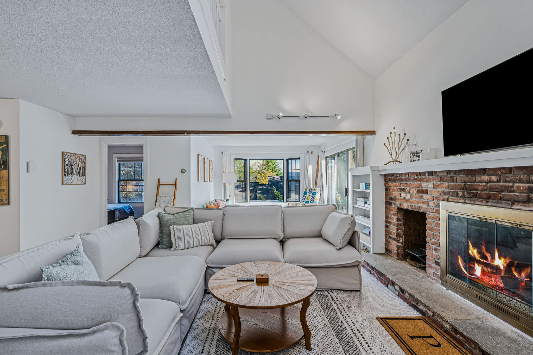 Cozy Deck, Fireplace & Views | Sugar Hill 1D