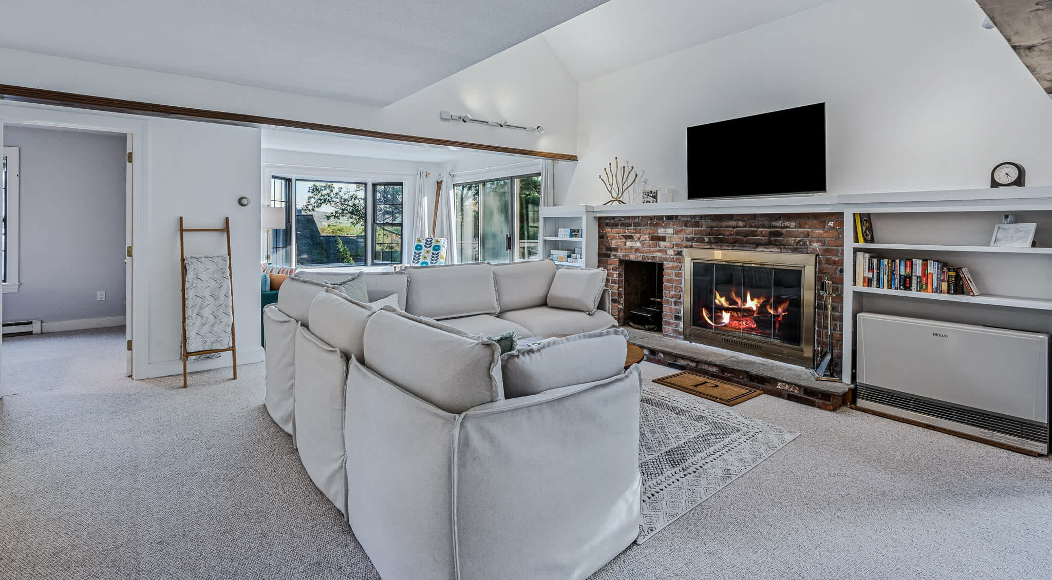 Cozy Deck, Fireplace & Views | Sugar Hill 1D