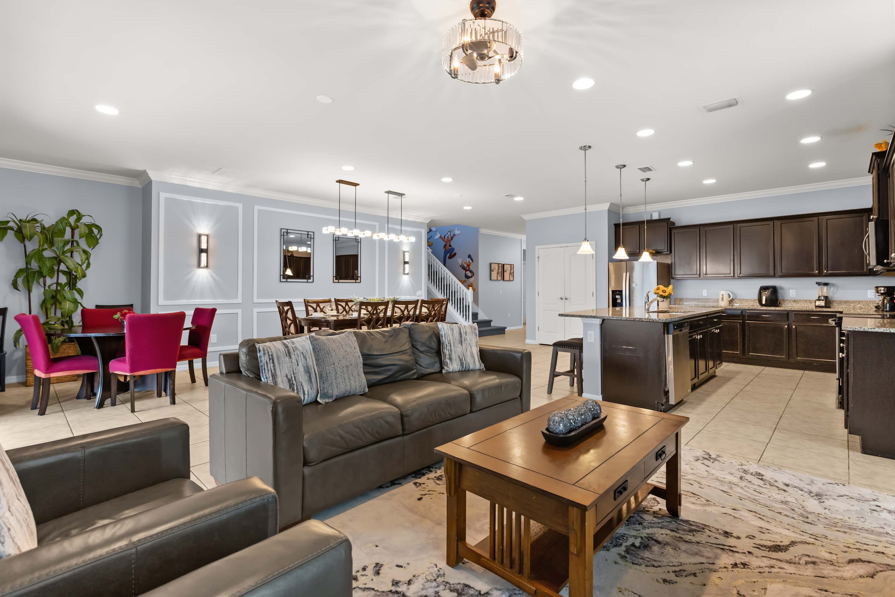 Upstay Renovated 9BR Home w Theater Games Room 3